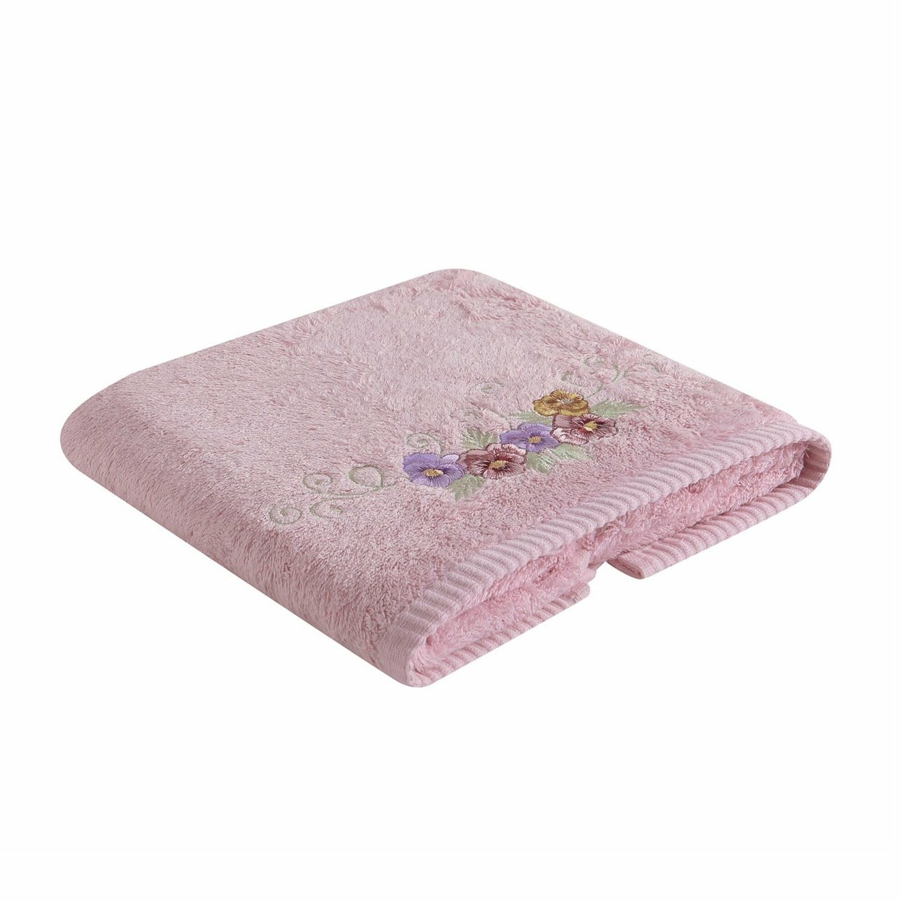 TAÇ LULU 50*90 BAMBU HAVLU PEMBE