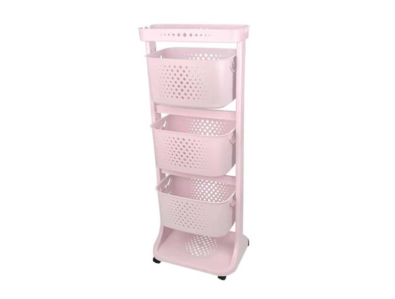 TİTİZ KAT KAT SEPET ORGANİZER PEMBE