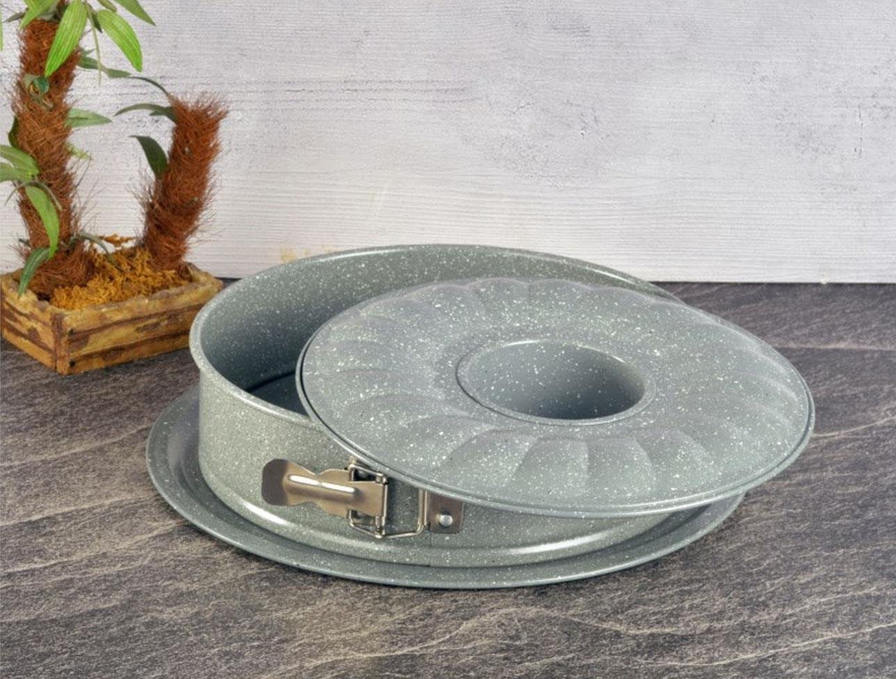 TOHANA 3 PARÇA KELEPÇELI KEK KALIBI SETI 26 CM