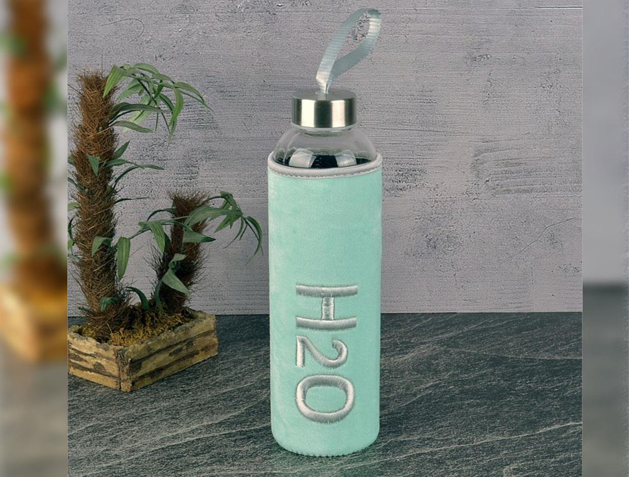 TOHANA PELUS KILIFLI CAM M. 600ml YEŞİL H2O88606
