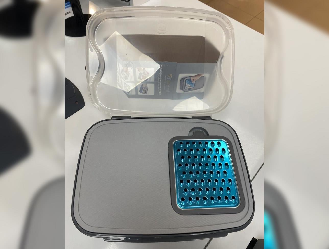 VİP-069 MASAL SAKLAMA KABI SIG GRİ 4500 ML RENDELİ