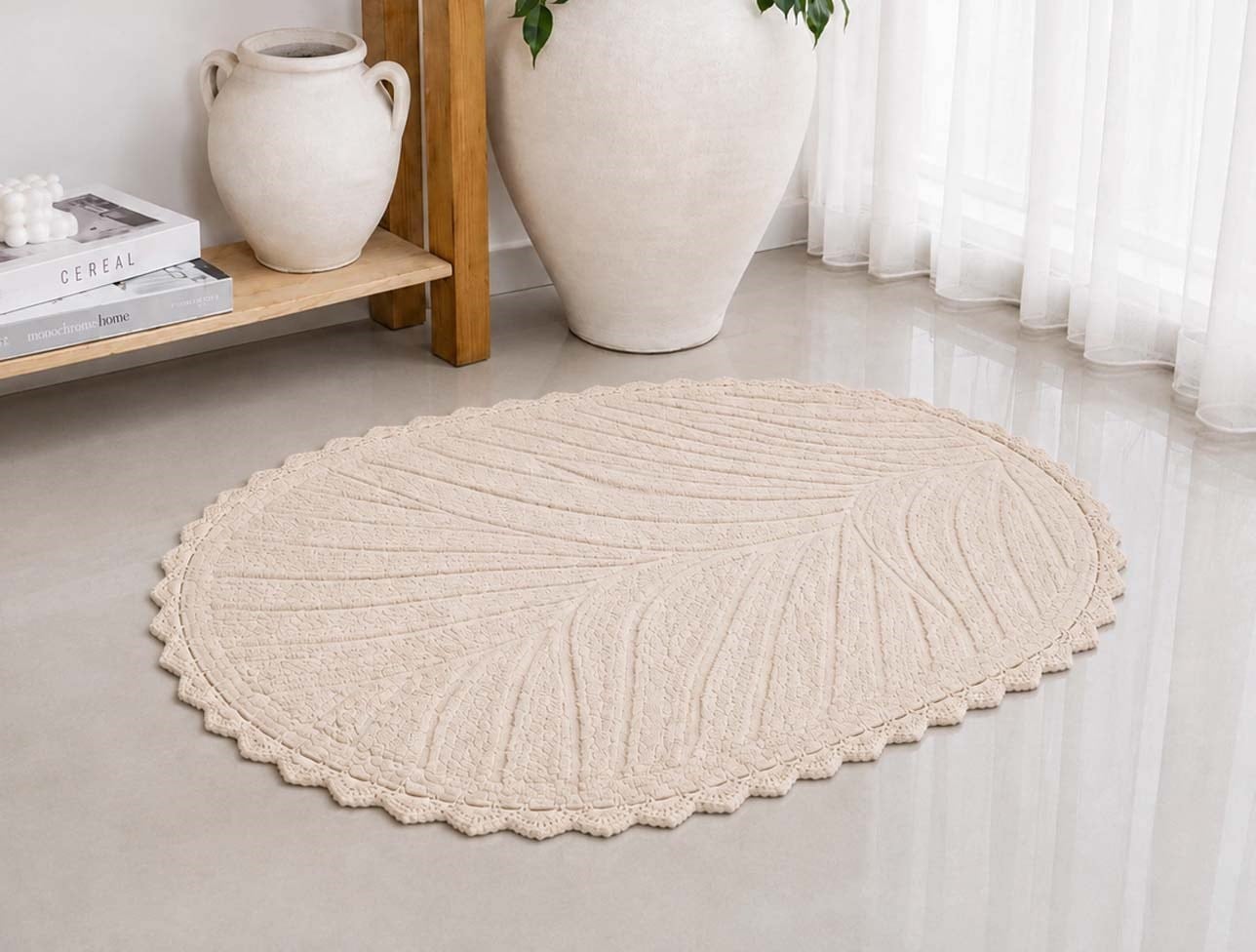 ZEBRA ARLES TEKLİ PAMUK PASPAS BEJ 80x120