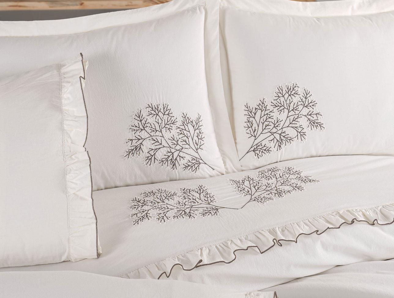 ZEBRA CASA TROYA NATUREL NAKIŞLI NEVRESİM TK KREM