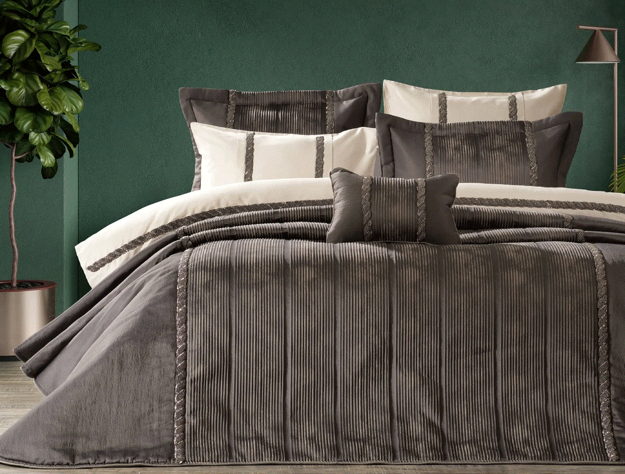 ZEBRA GRACE YATAK SETİ 10 PARCA ANTRASIT