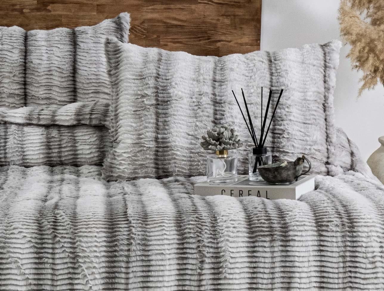 ZEBRA JENNY COMFORTER SET GRİ