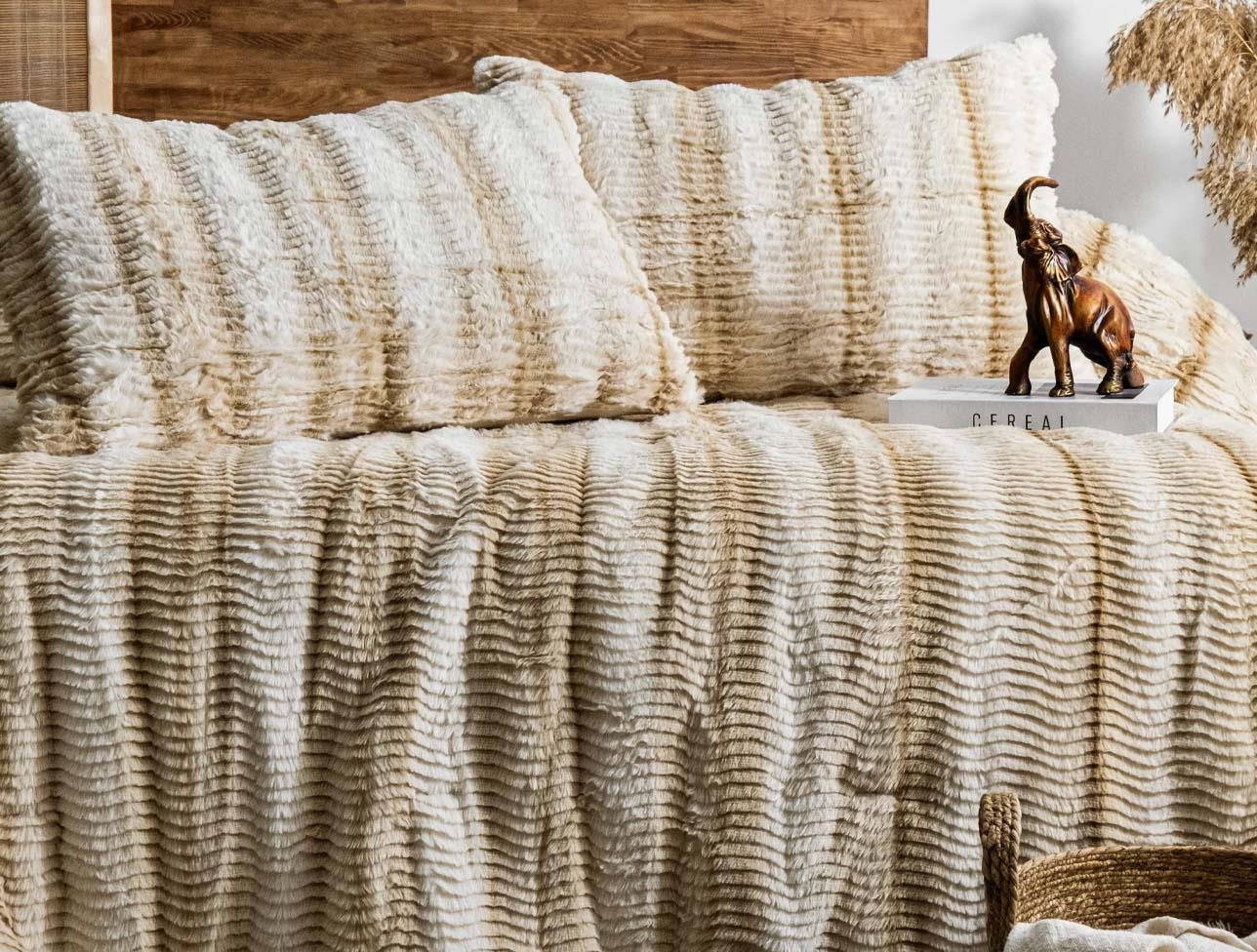 ZEBRA JENNY COMFORTER SET KREM