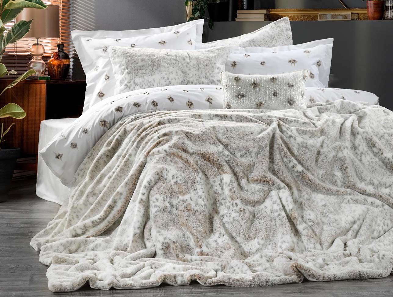ZEBRA LEOPARD COMFORTER NEVRESİMLİ 10 PC SET