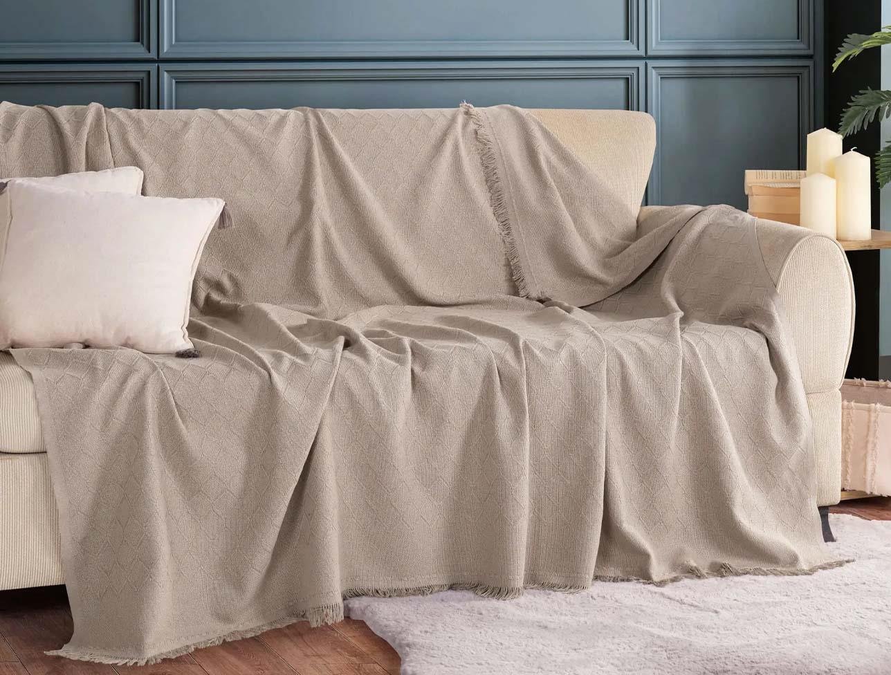 ZEBRA NOBLE KOLTUK ÖRTÜSÜ BEJ 170*200