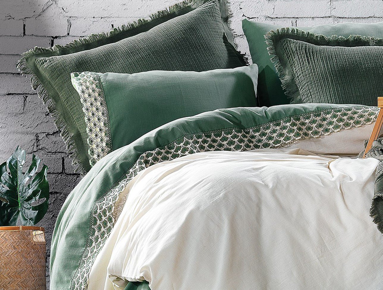 ZEBRA PARSEO LACE 7 PRÇ NEVRESİMLİ PİKE SET GREEN