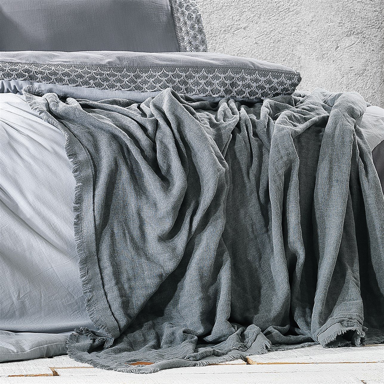 ZEBRA PARSEO LACE 7 PRÇ NEVRESİMLİ PİKE SET GREY