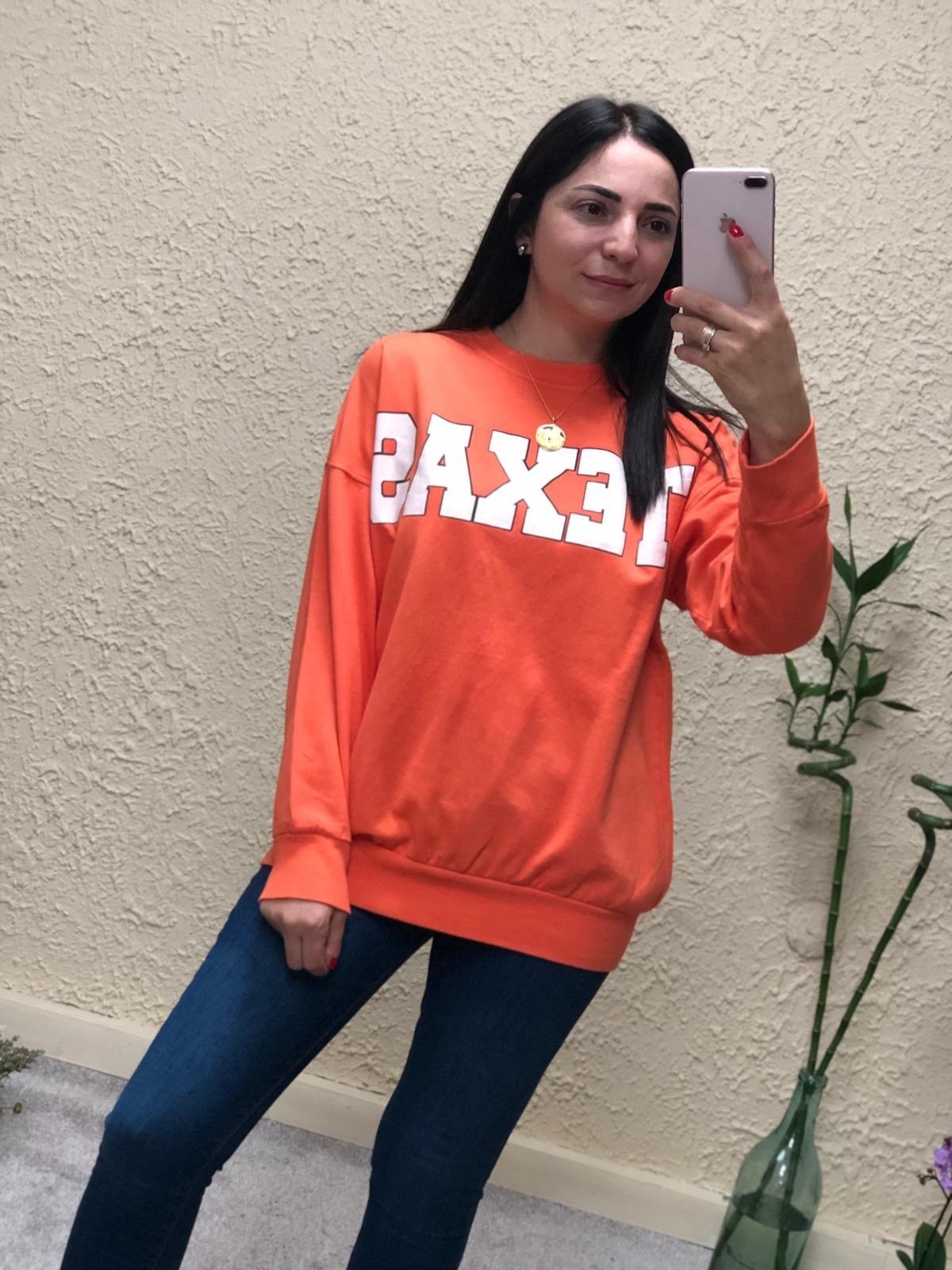 Texas Yazılı Sweat