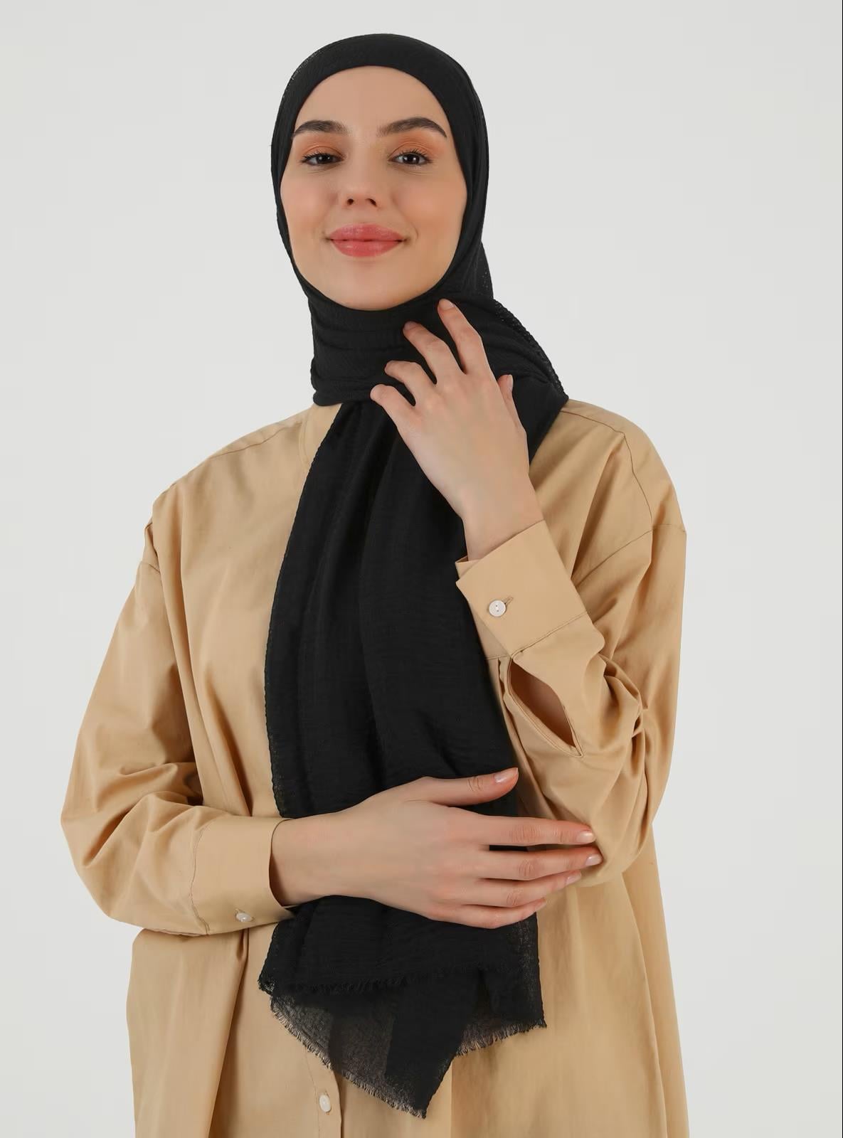 Bürümcük Şal Siyah Renk