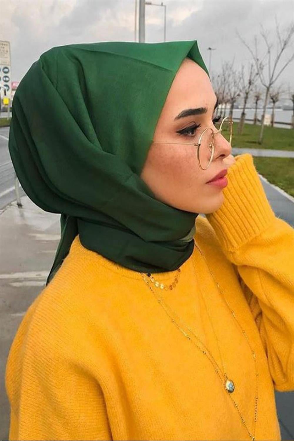 STELLA DEGRADE DESEN ŞAL Yeşil