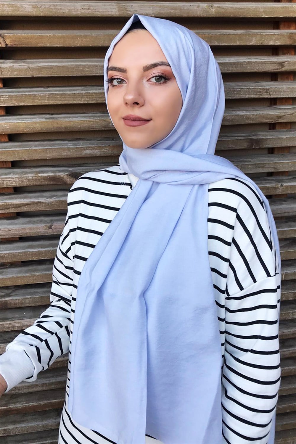 STELLA İLİZYON ŞAL BUZ MAVİ