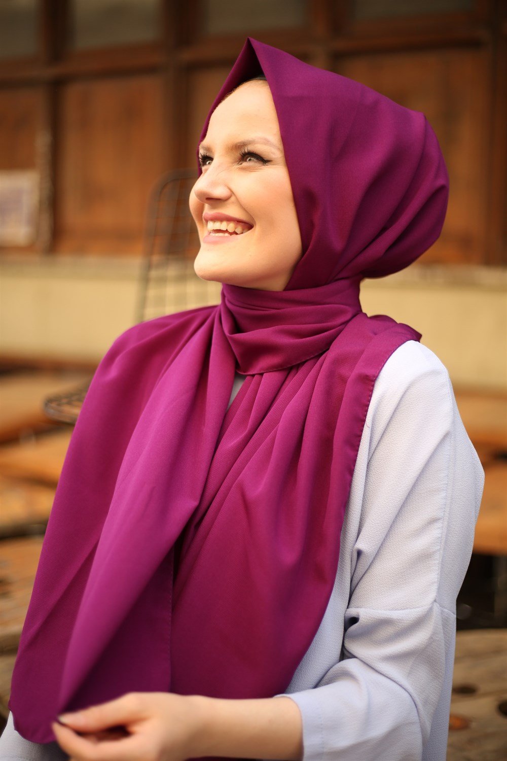 STELLA MEDİNE İPEĞİ ŞAL MAGENTA