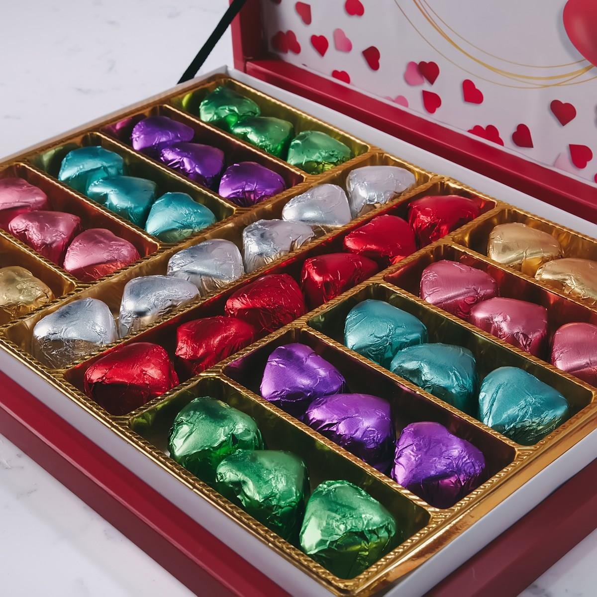 I Love You Yaldızlı Sevgililer Günü Çikolatası