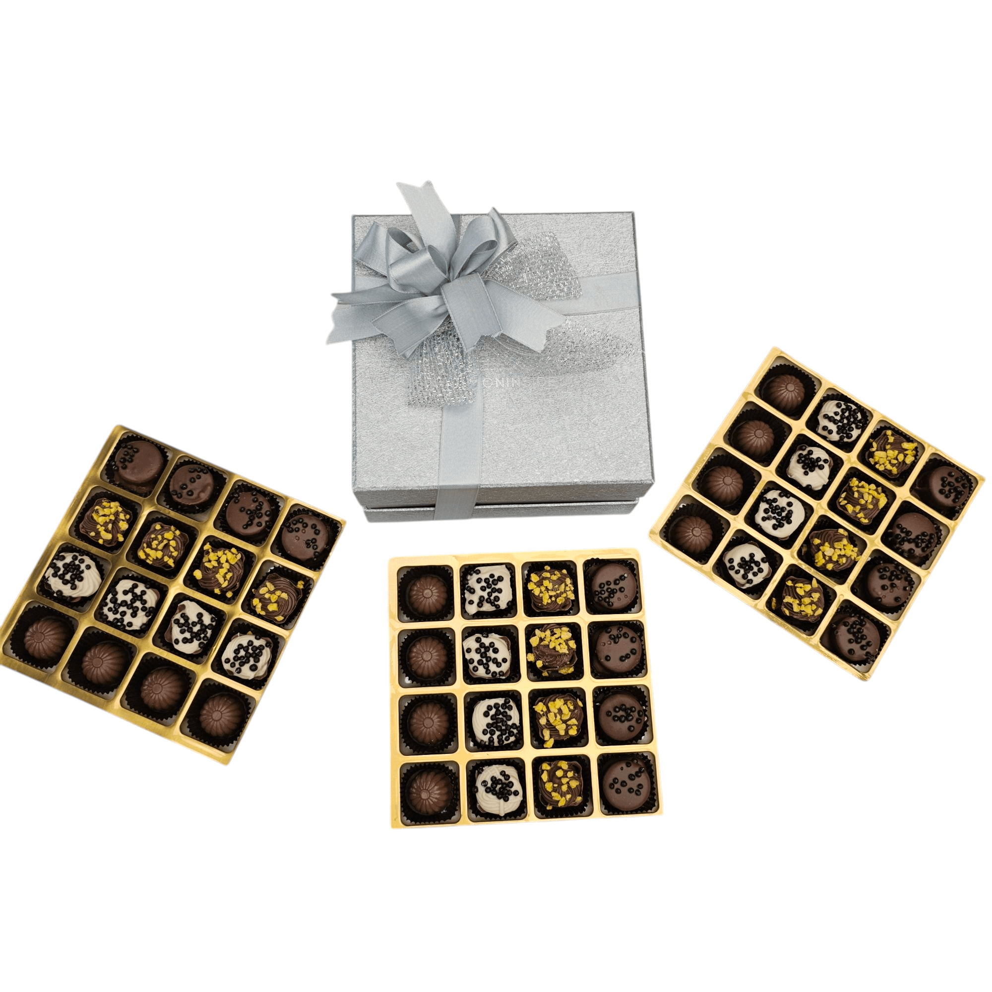 Nin Açık Gri Kutu Spesiyal Çikolata 48 Adet
