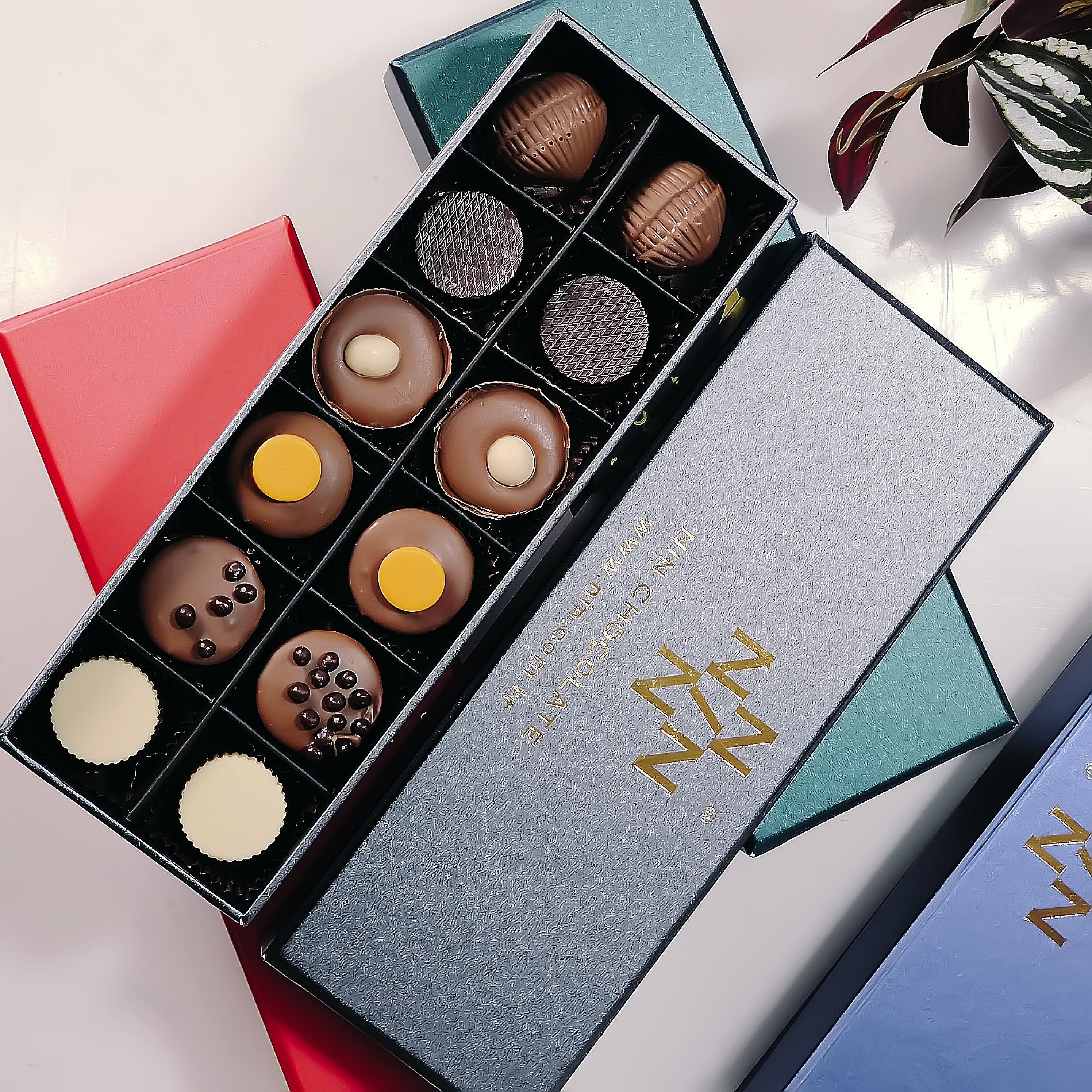 Nin Çikolata Gri Kutu Spesiyal Çikolata 12 Adet