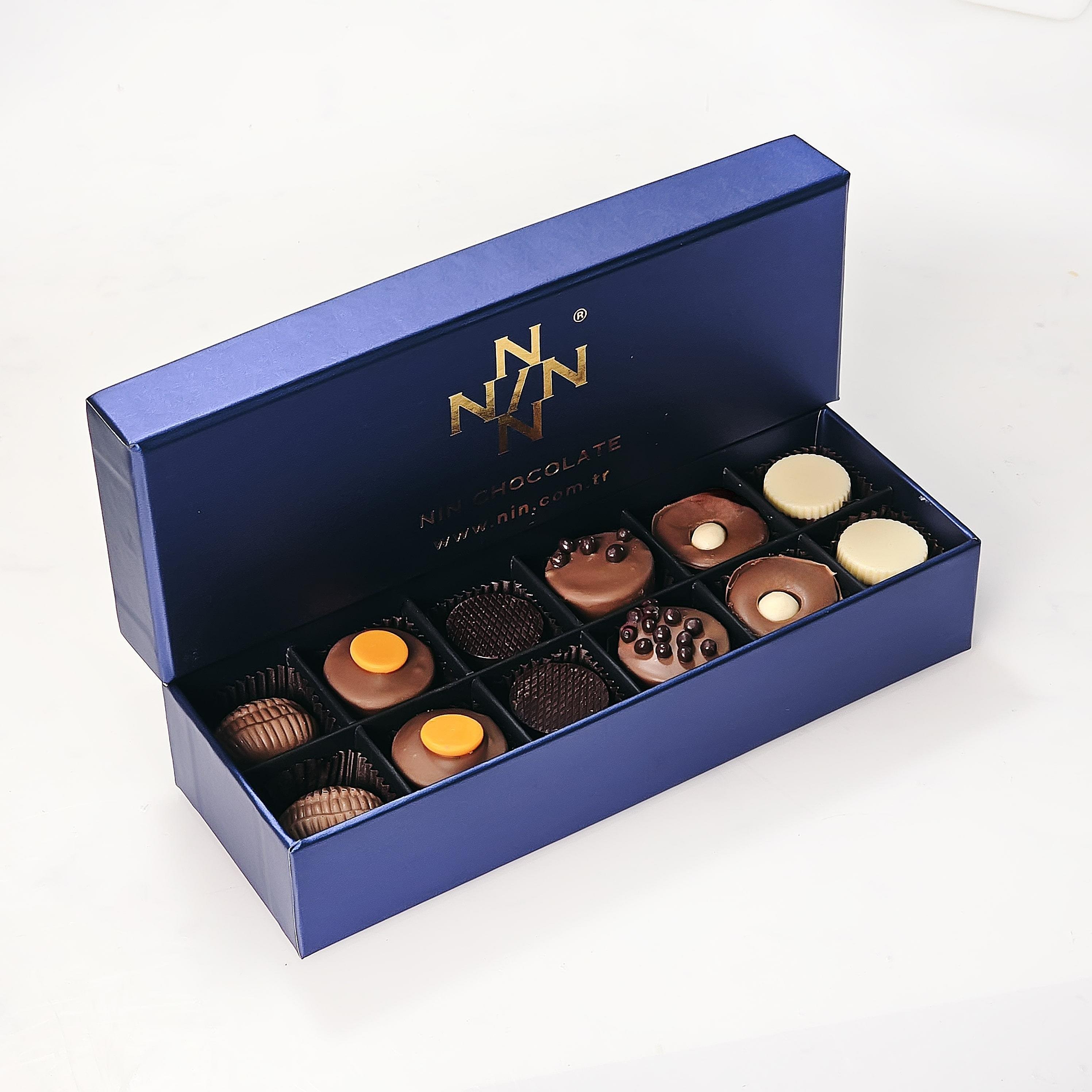 Nin Çikolata Mavi Kutu Spesiyal Çikolata 12 Adet
