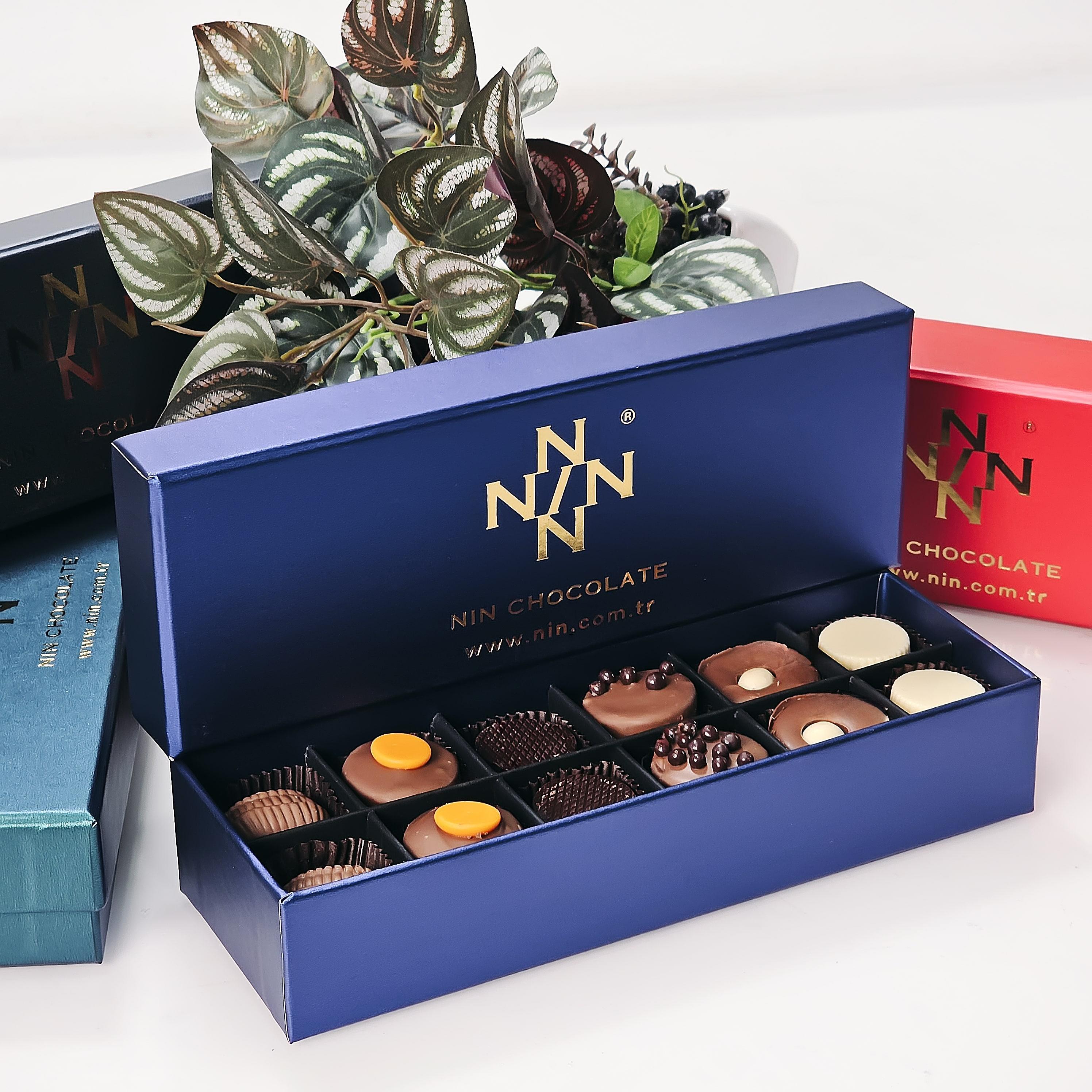 Nin Çikolata Mavi Kutu Spesiyal Çikolata 12 Adet
