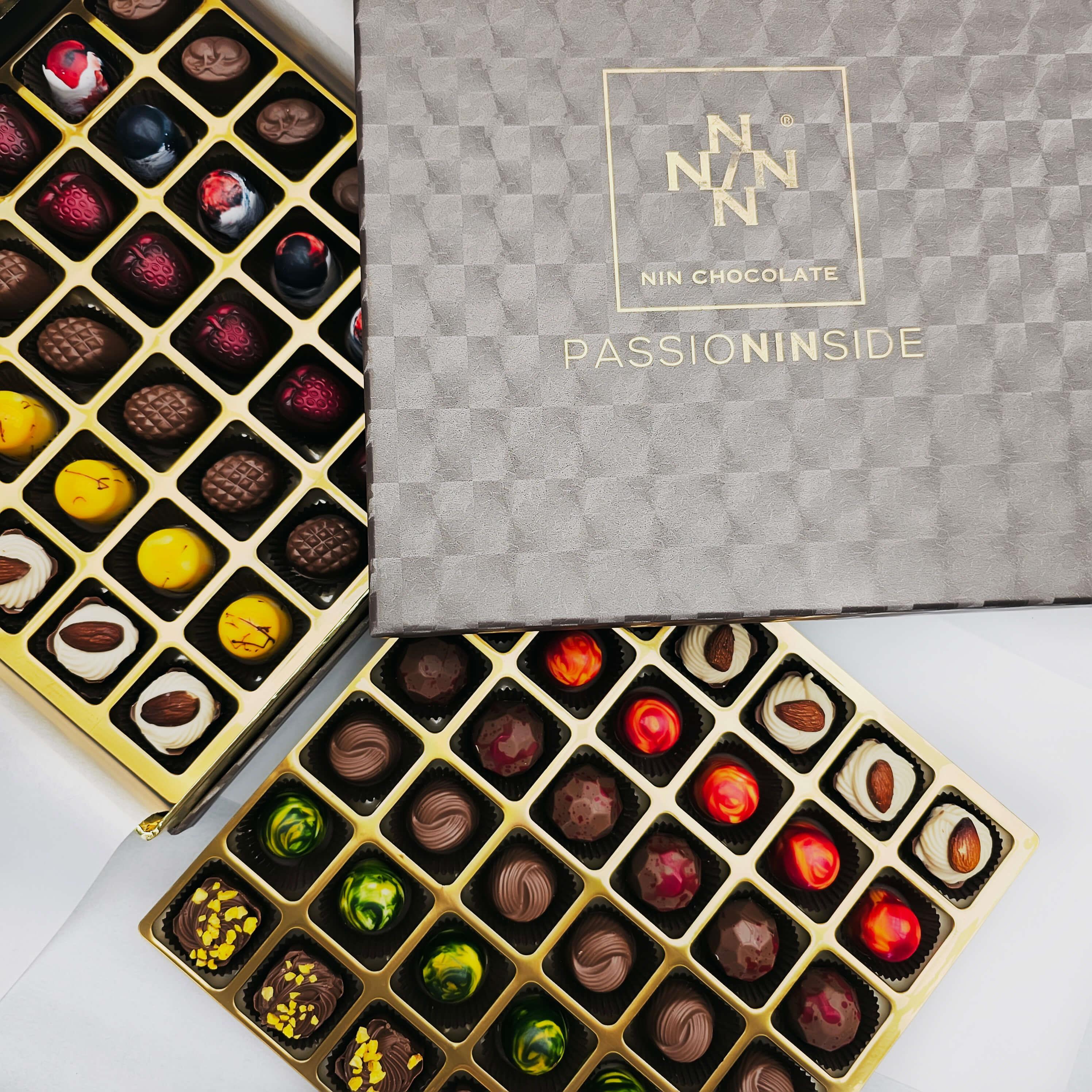 Nin Damalı Kutu Spesiyal Çikolata 72 Adet