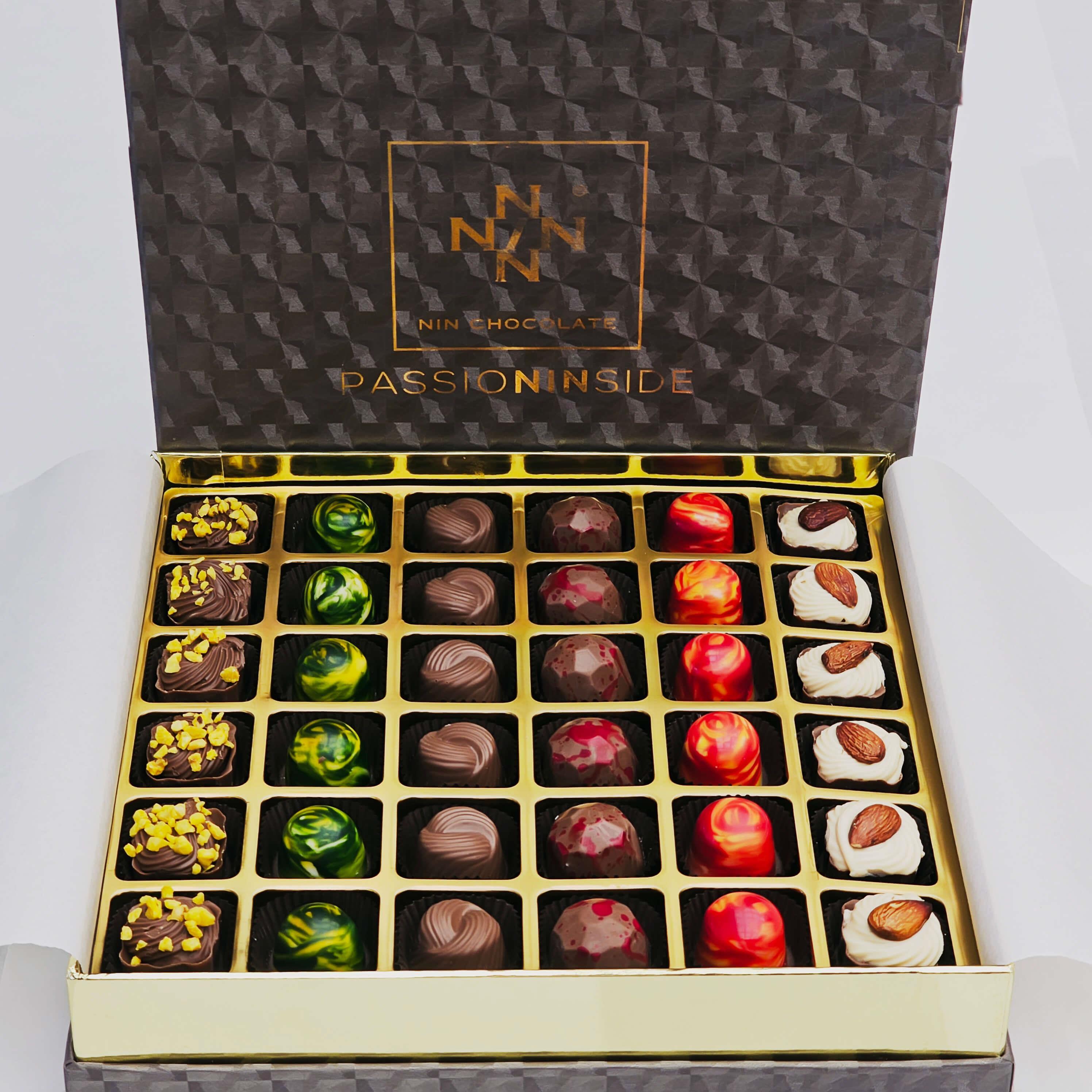 Nin Damalı Kutu Spesiyal Çikolata 72 Adet