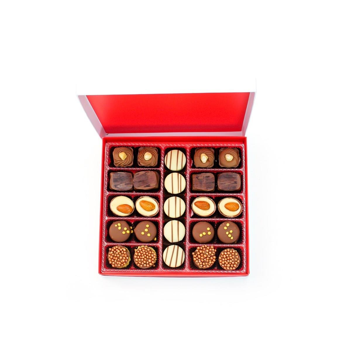 NIN KALPLİ Karışık El Yapımı Çikolata 25'li Paket