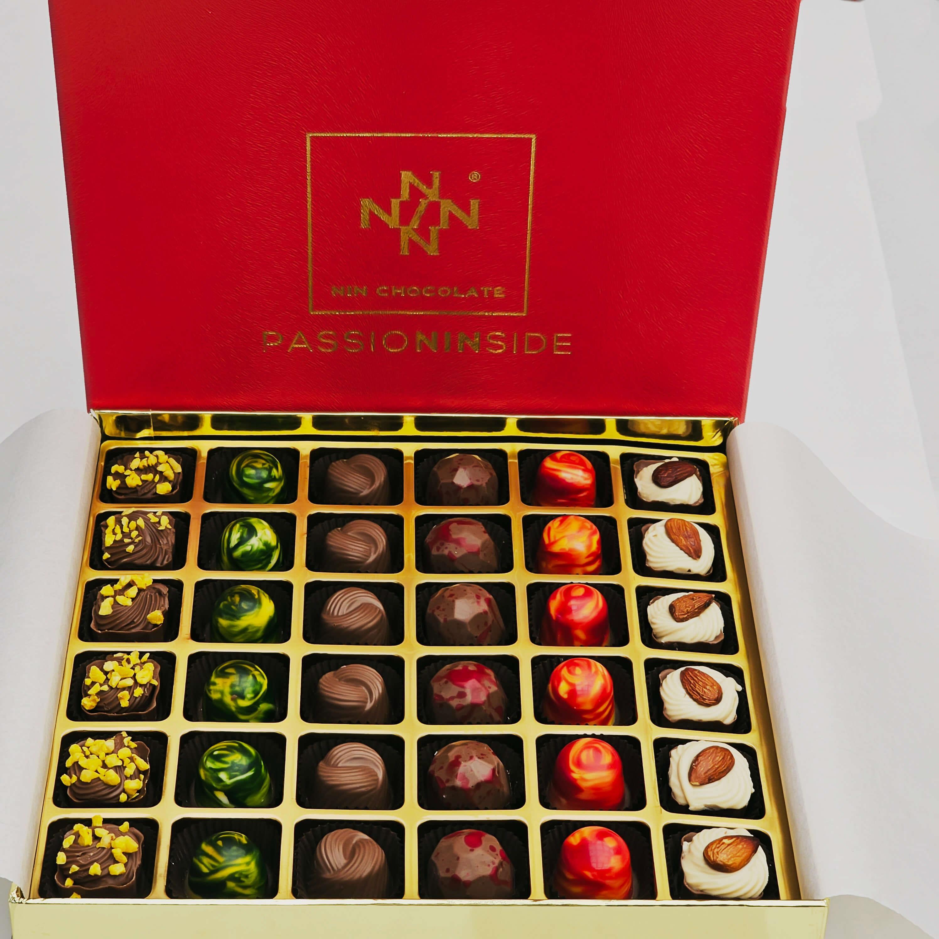 Nin Kırmızı Kutu Spesiyal Çikolata 72 Adet
