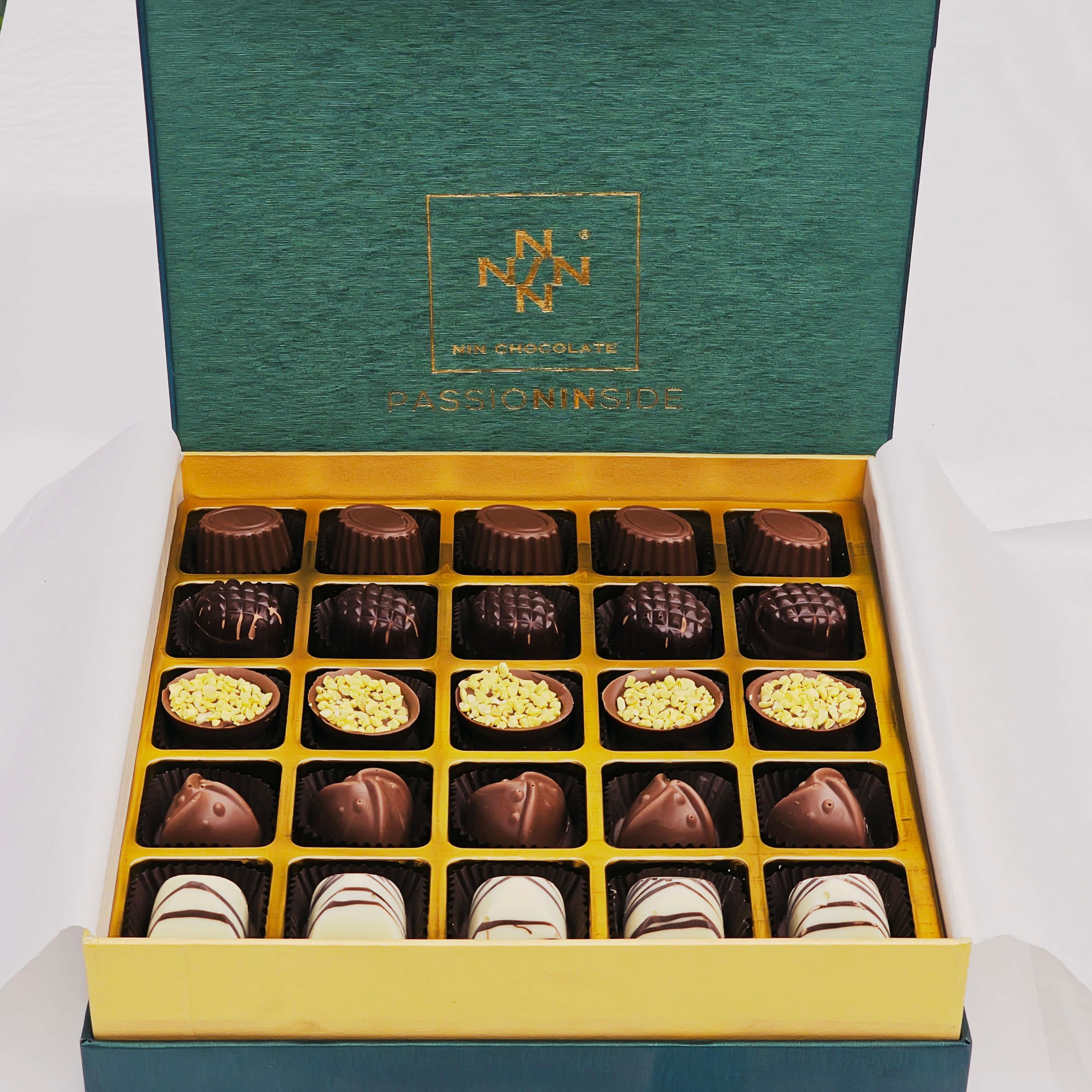 Nin Yeşil Kutu Spesiyal Çikolata 50 Adet