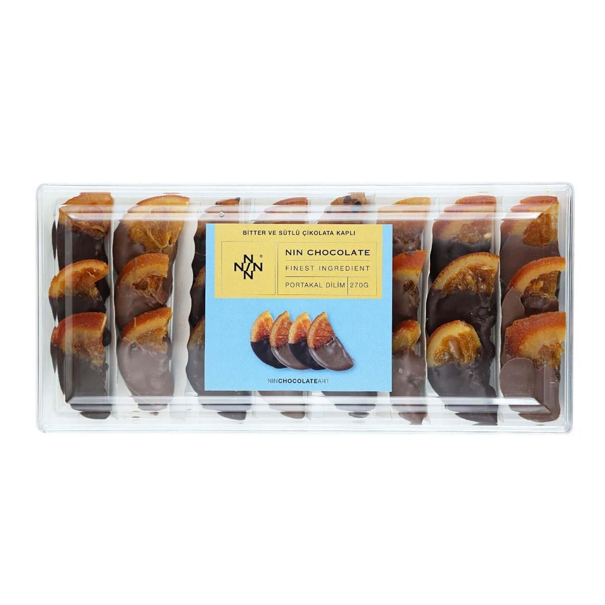 Sütlü ve Beyaz Çikolatalı Portakal Dilimi 270g