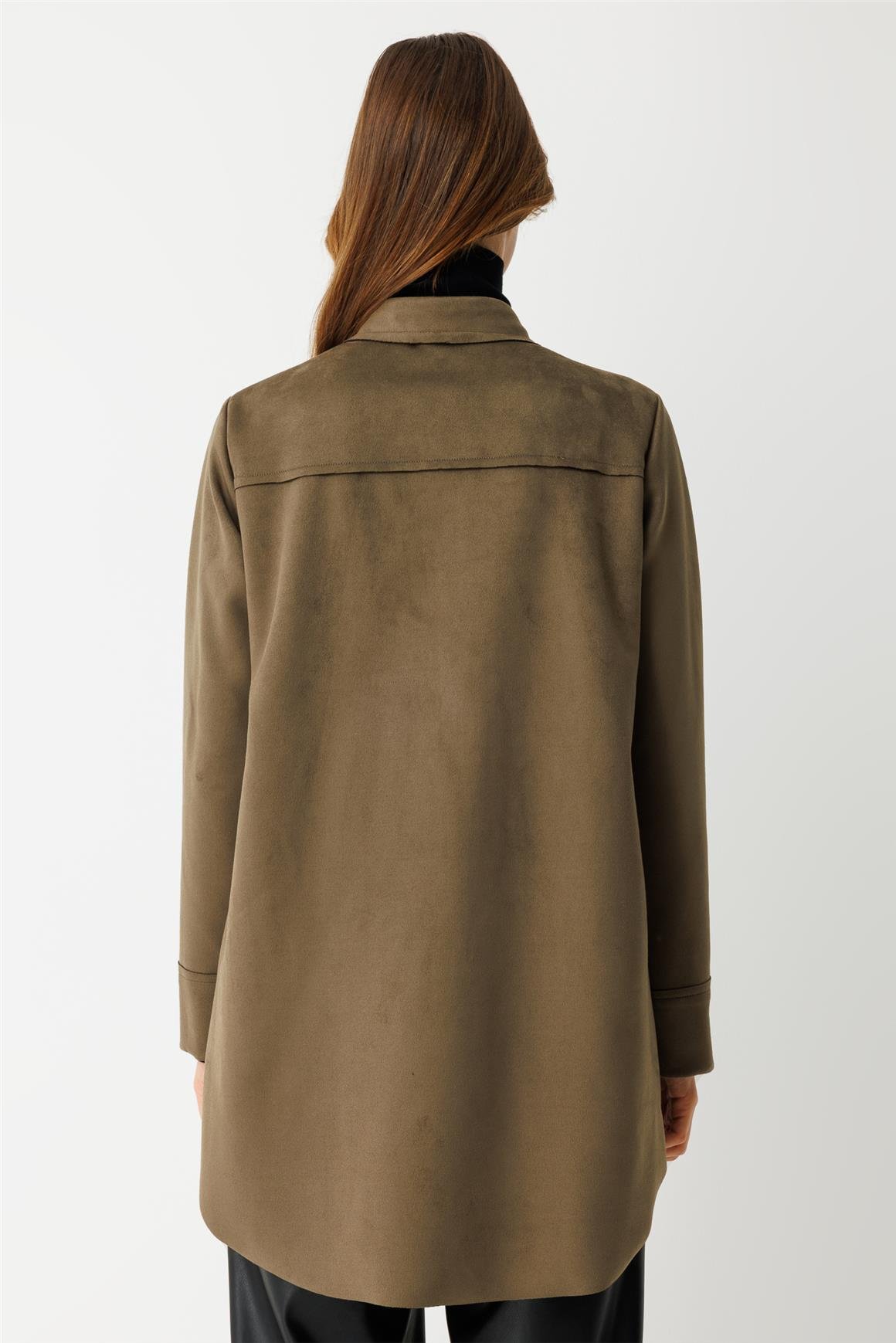 Suede Jacket - Khaki