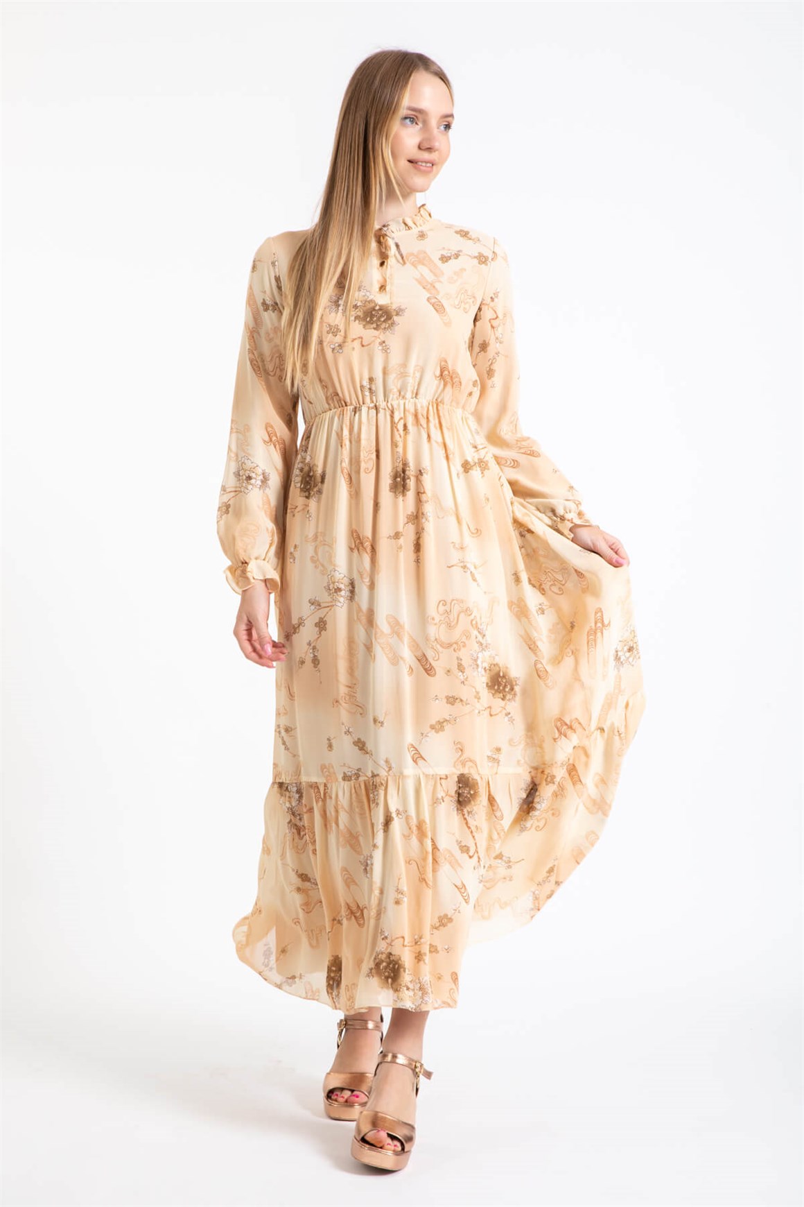 Emprime Elbise  Camel