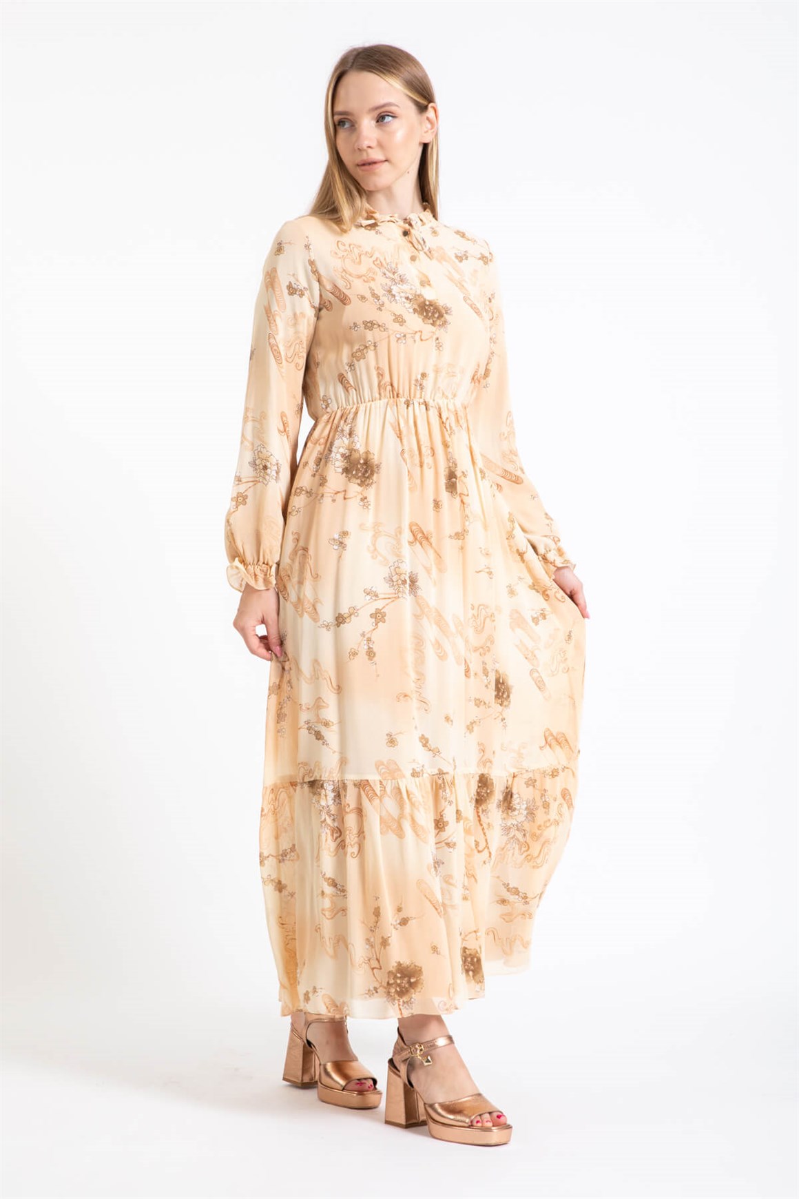Emprime Elbise  Camel