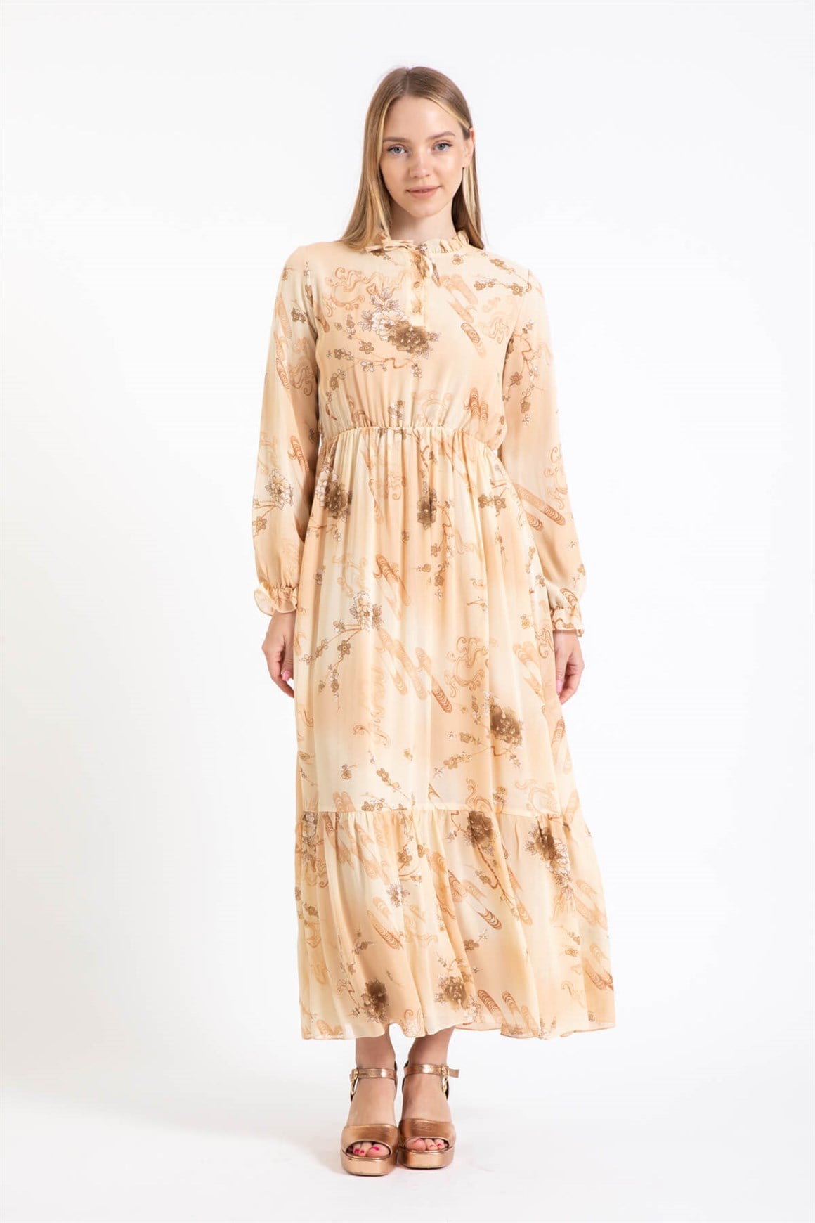 Emprime Elbise  Camel