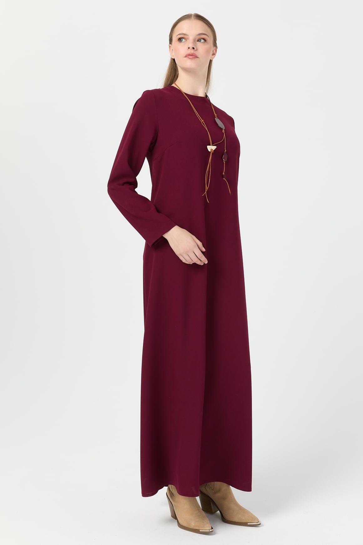 Elbise  Bordo