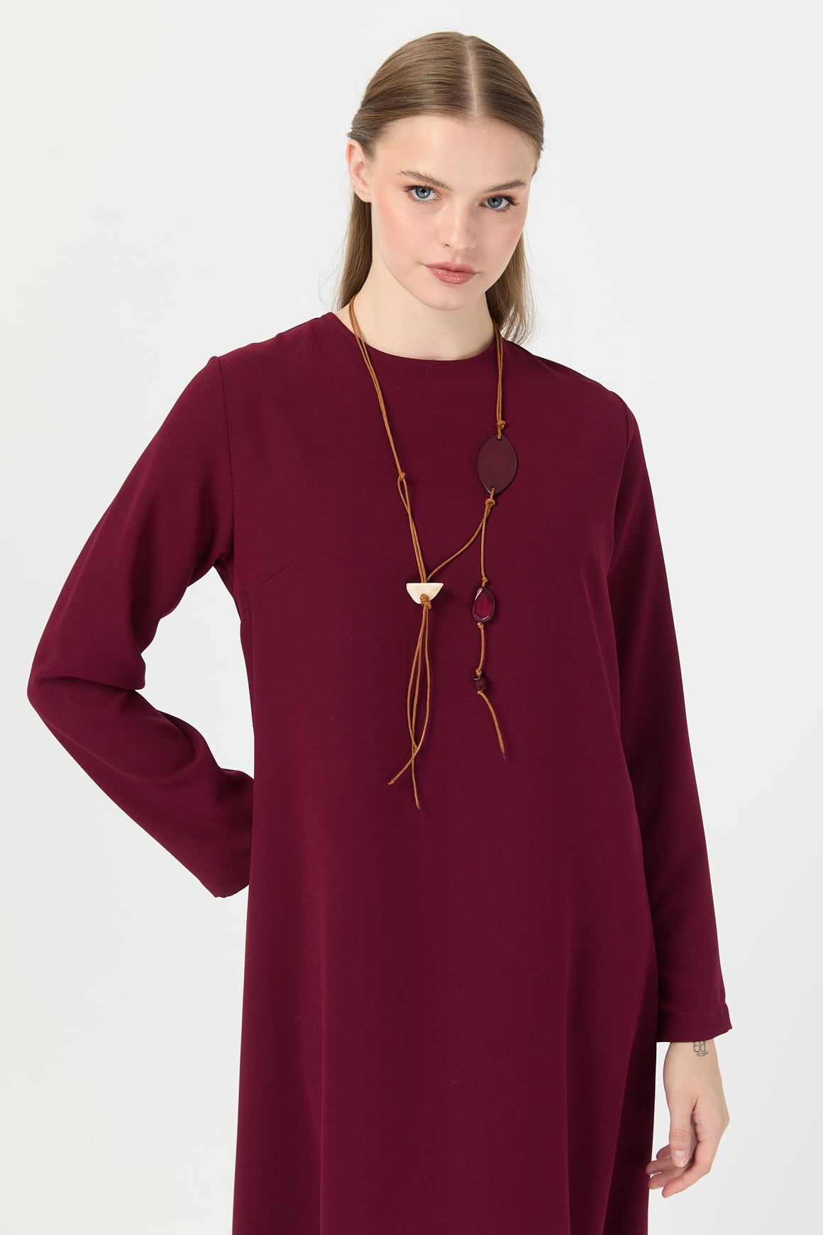 Elbise  Bordo