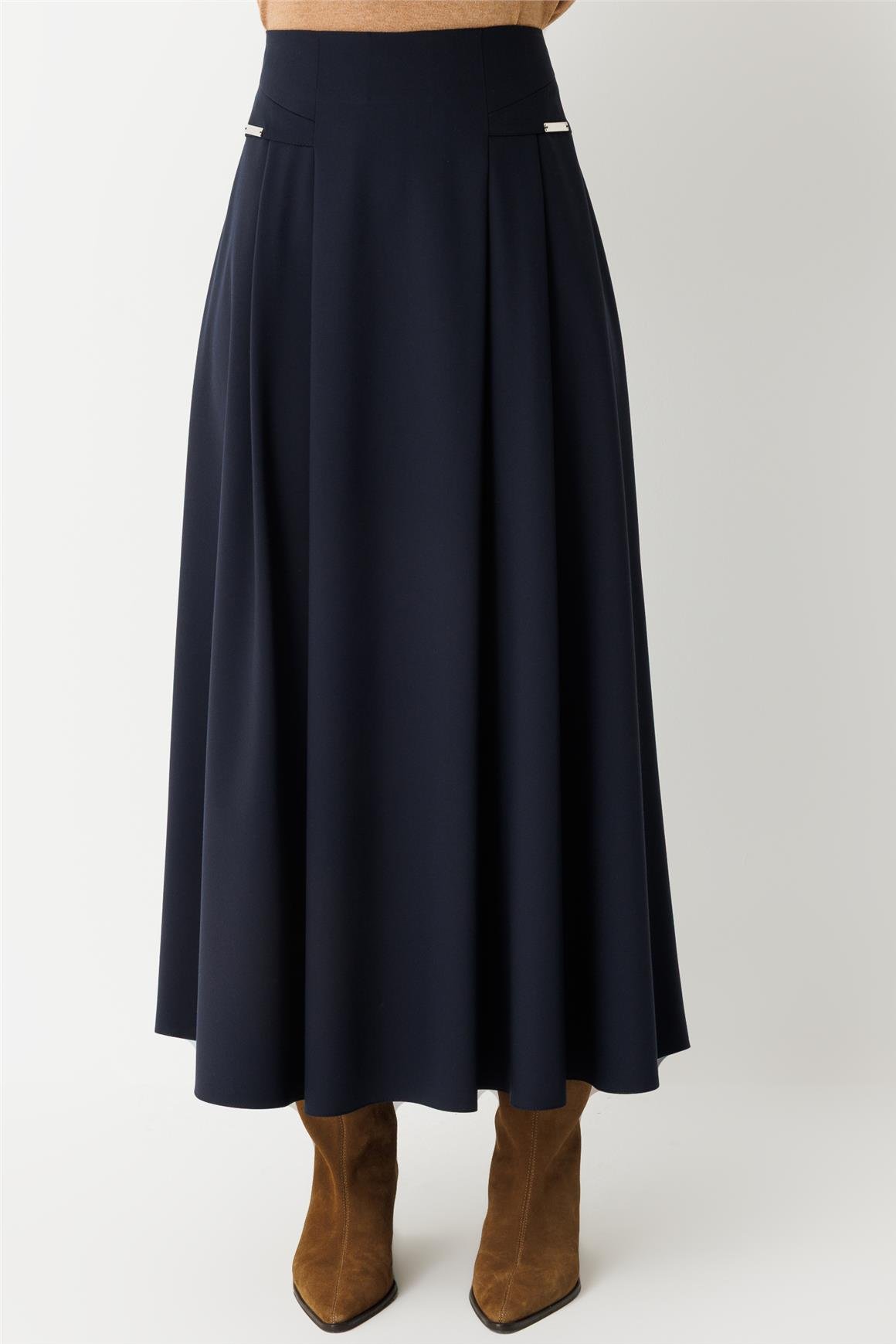 Aksesuar Detaylı Etek  Laci