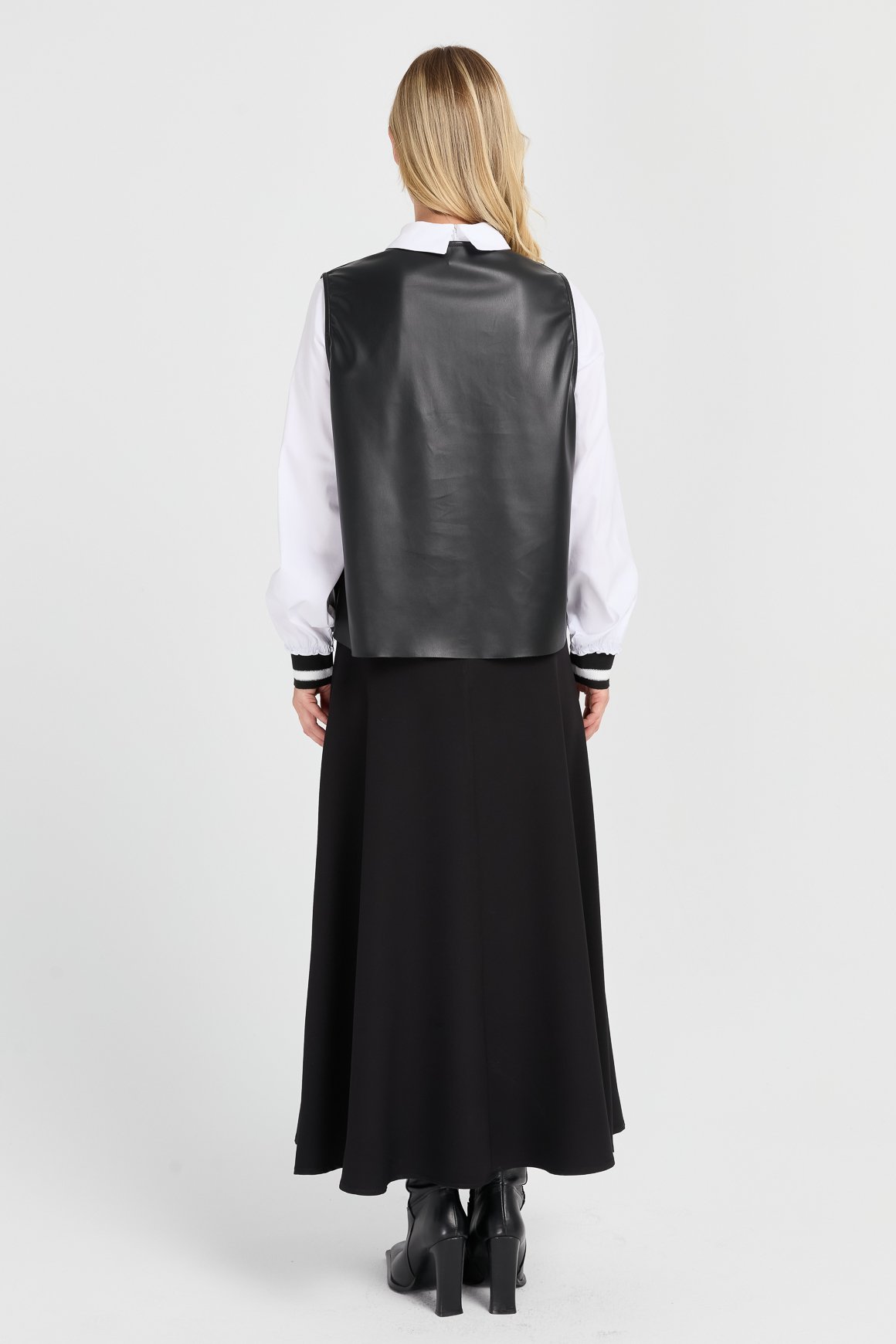 3'Lü Etekli Takım  Siyah