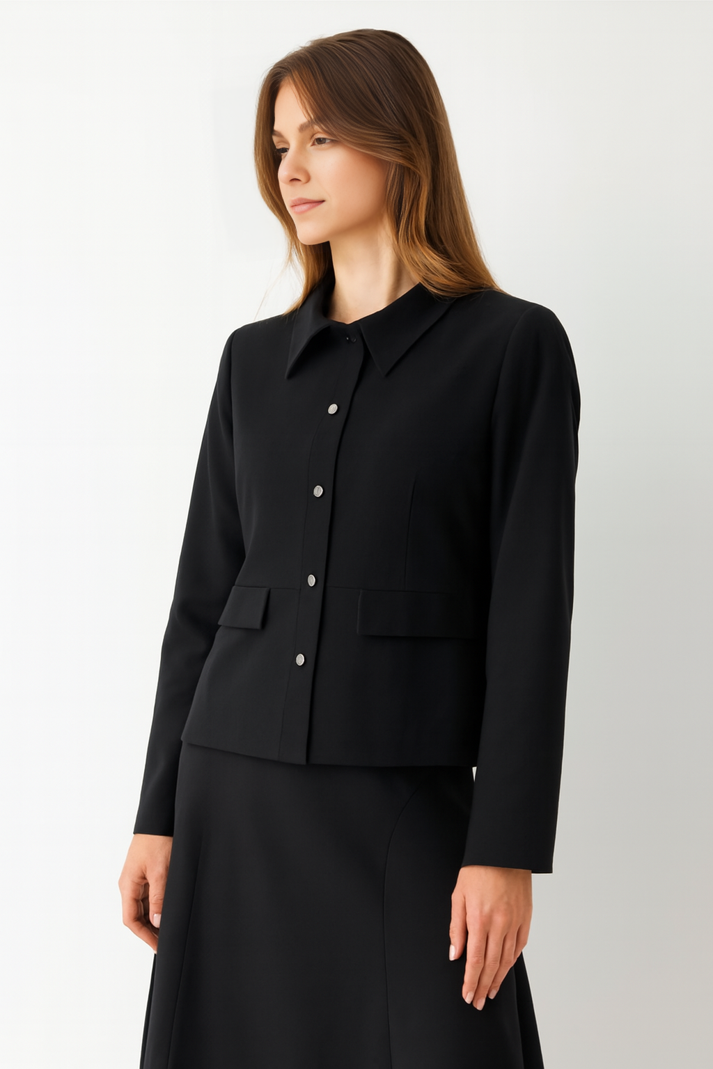 Ceket Etek Takım  Siyah