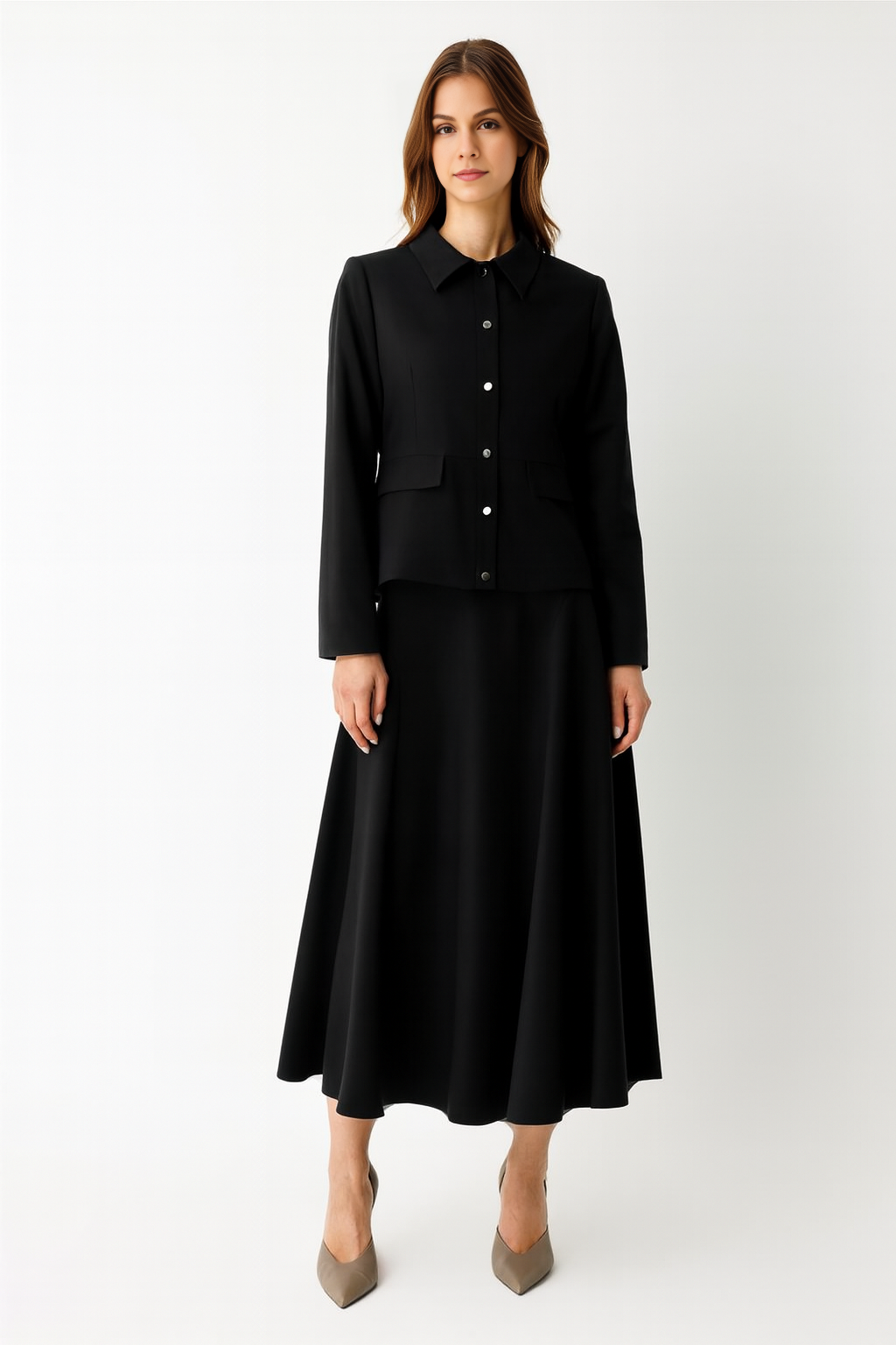 Ceket Etek Takım  Siyah