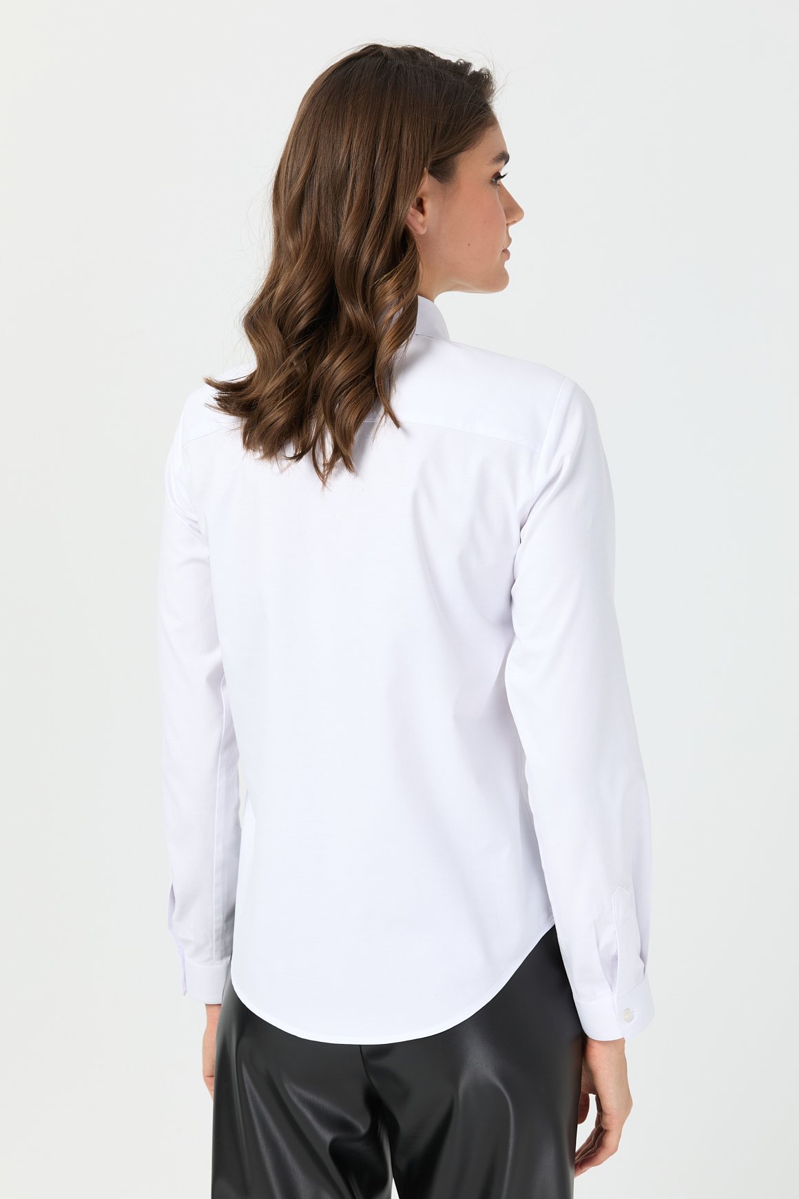 Milano Saten Gömlek  Beyaz