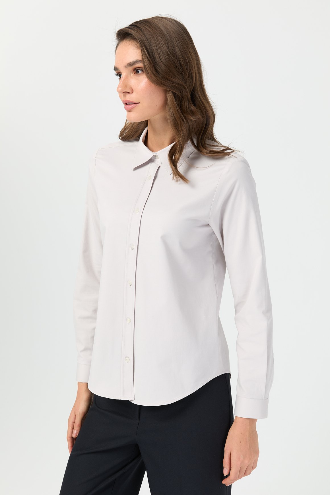 Milano Saten Gömlek  Taş