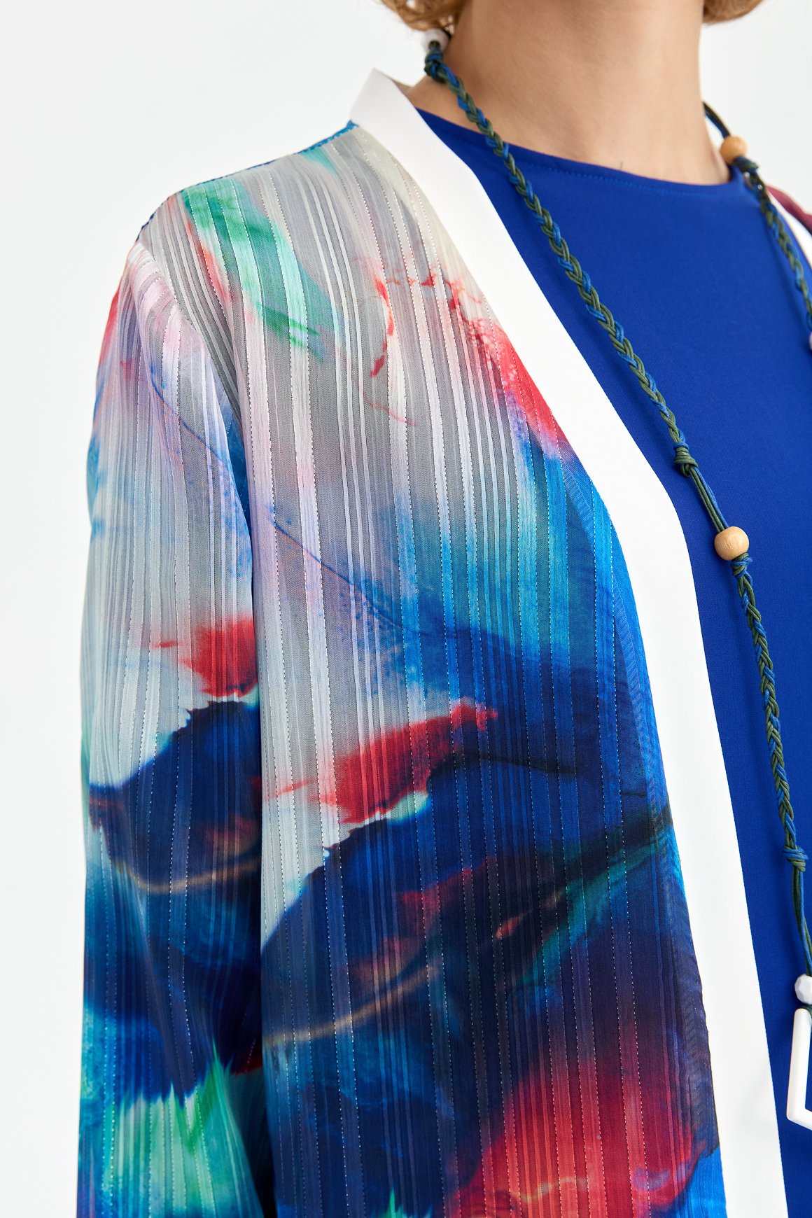 Empirime Kumaş İç Dış Kolyeli Takım  Laci