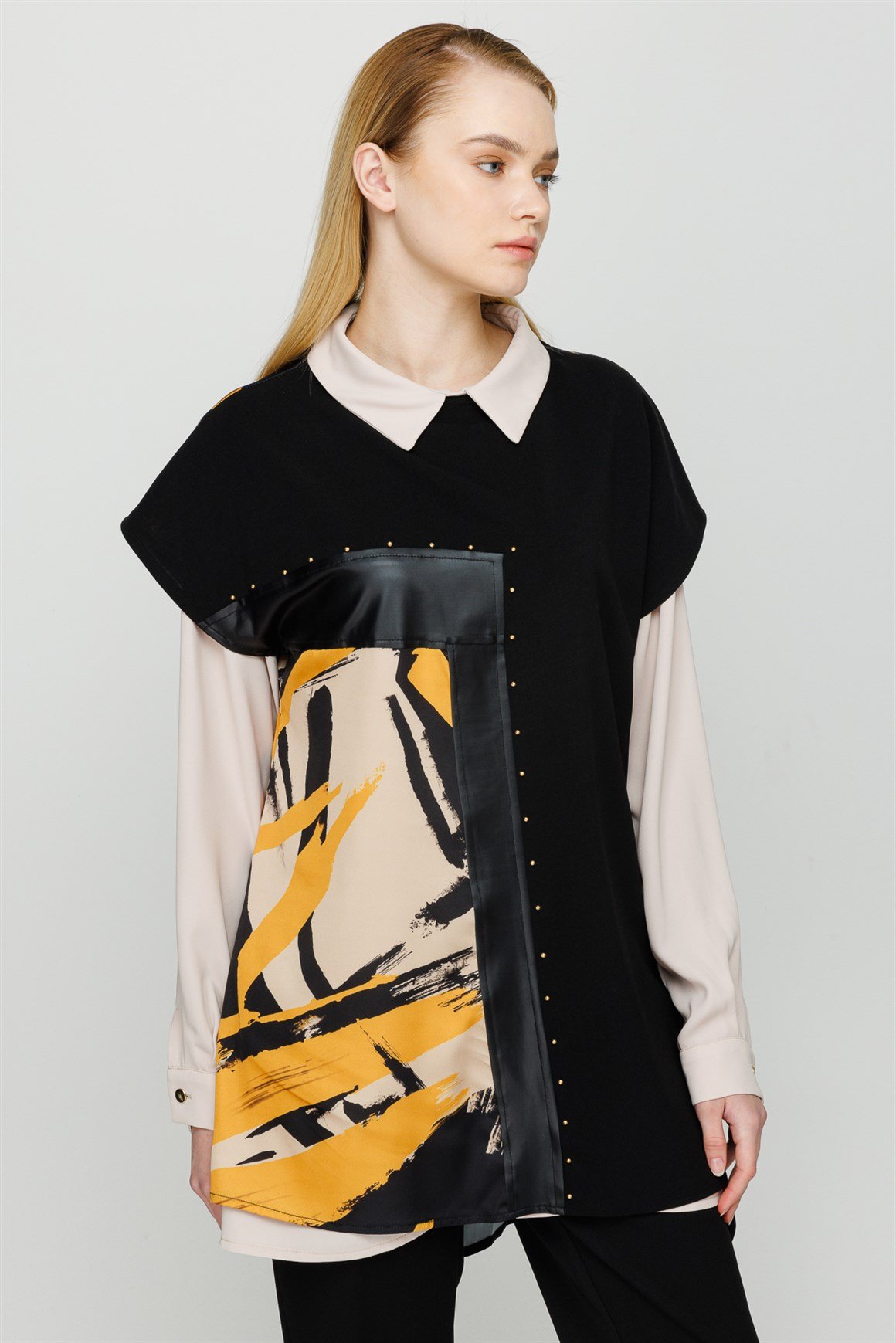 Fırça Desenli İç Dış Takım  Safran