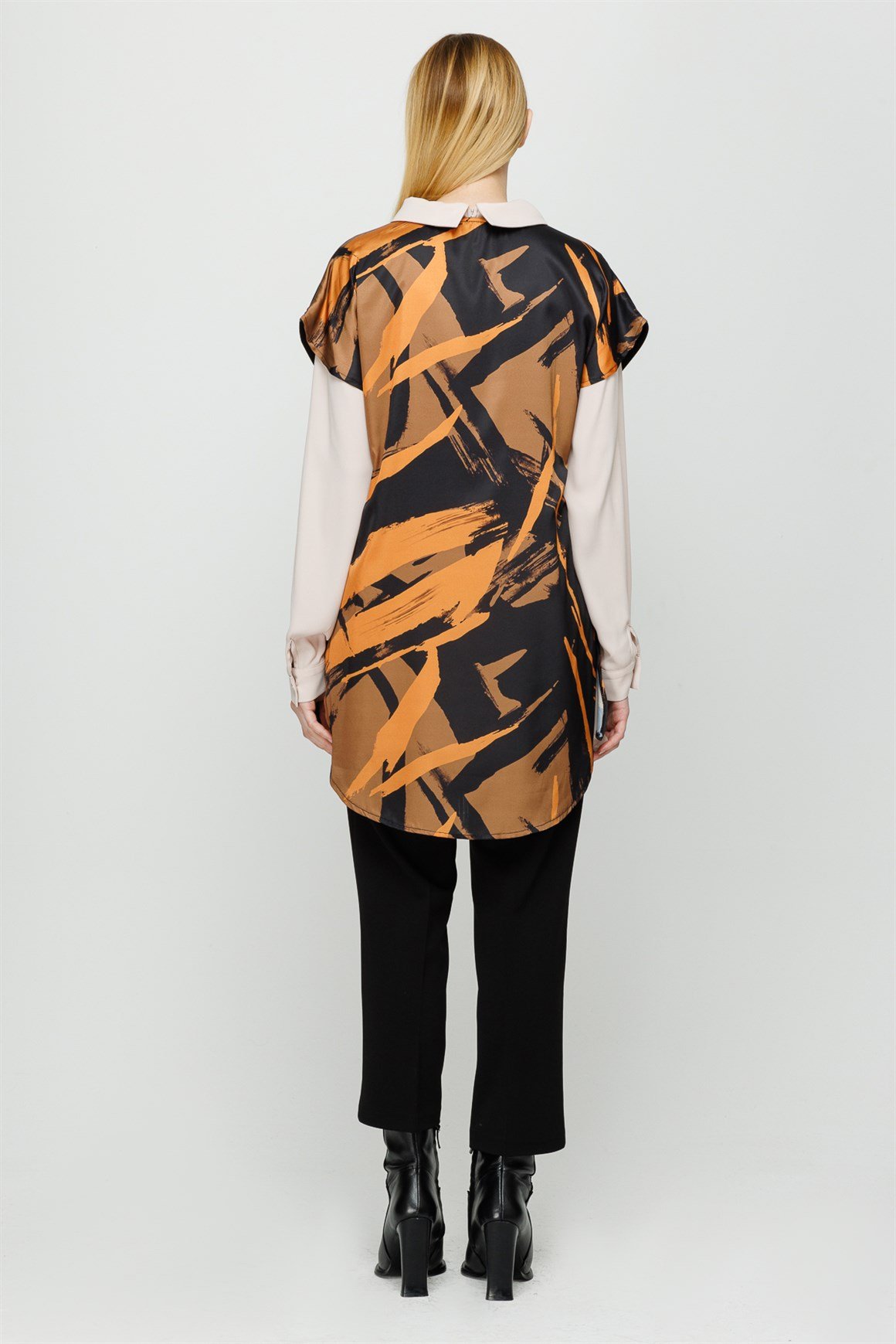 Fırça Desenli İç Dış Takım  Haki