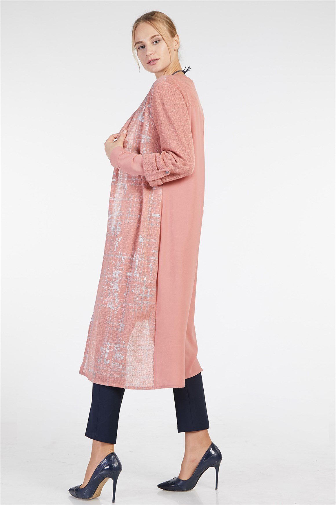 Shrimp - Shirt with Knitted Tunic