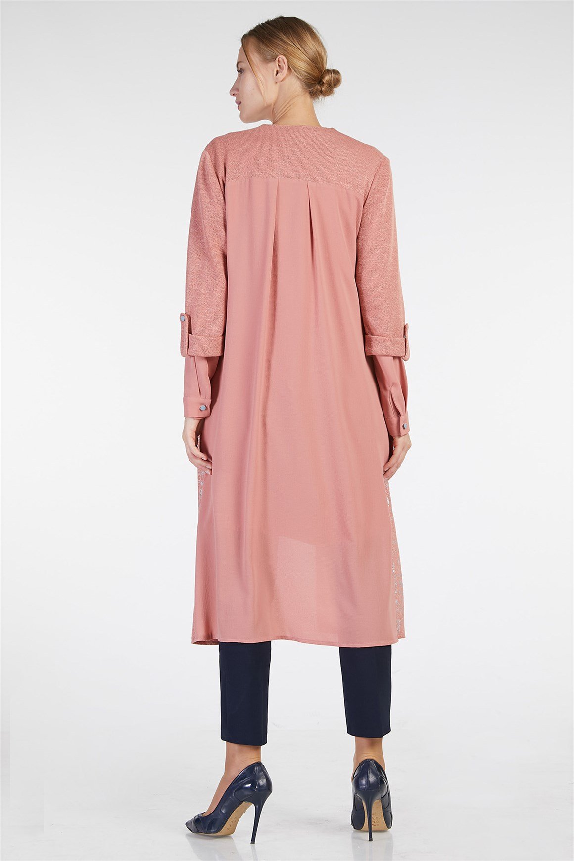Shrimp - Shirt with Knitted Tunic