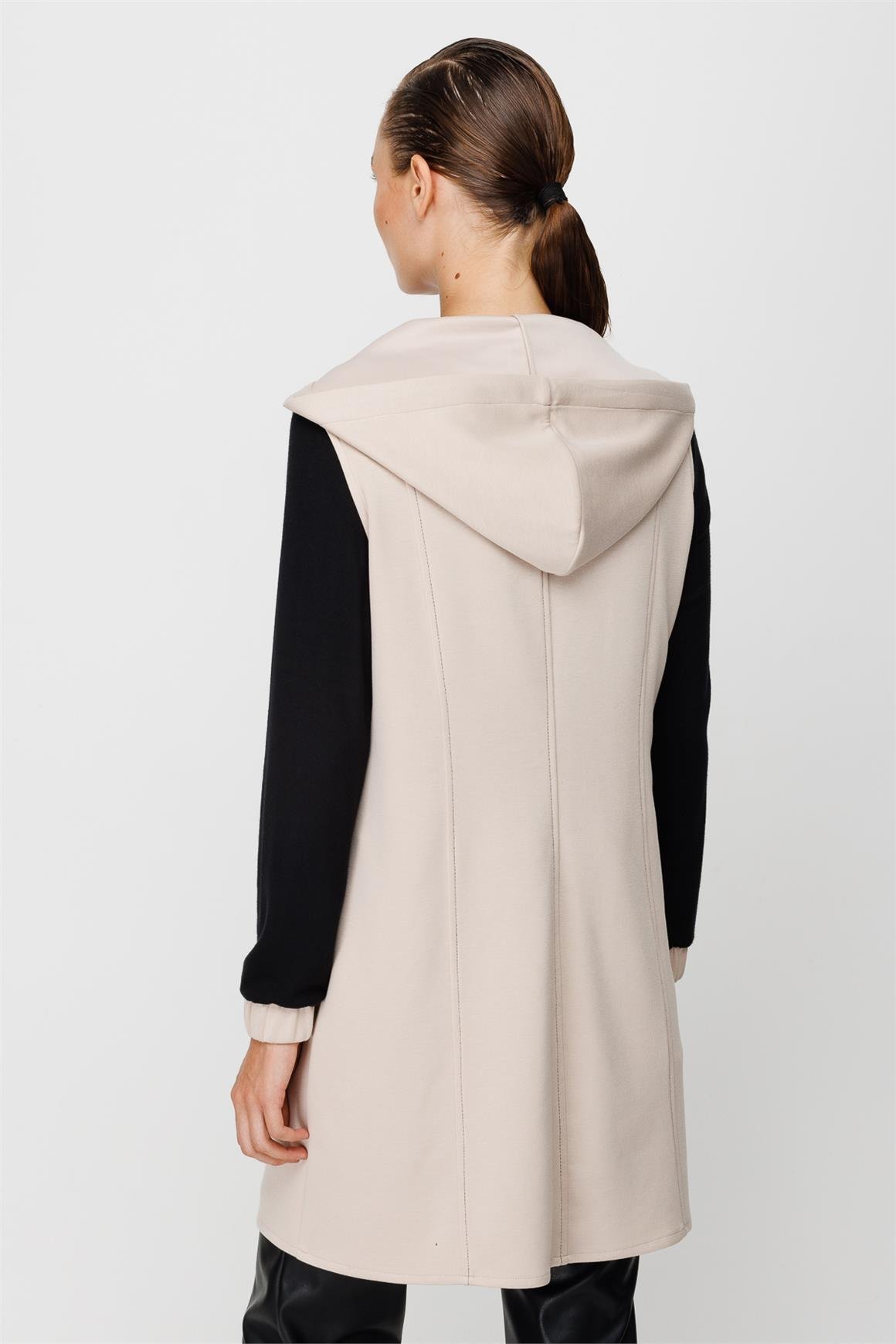 Oysh Kumaş Yelekli İç Dış Takım  Taş