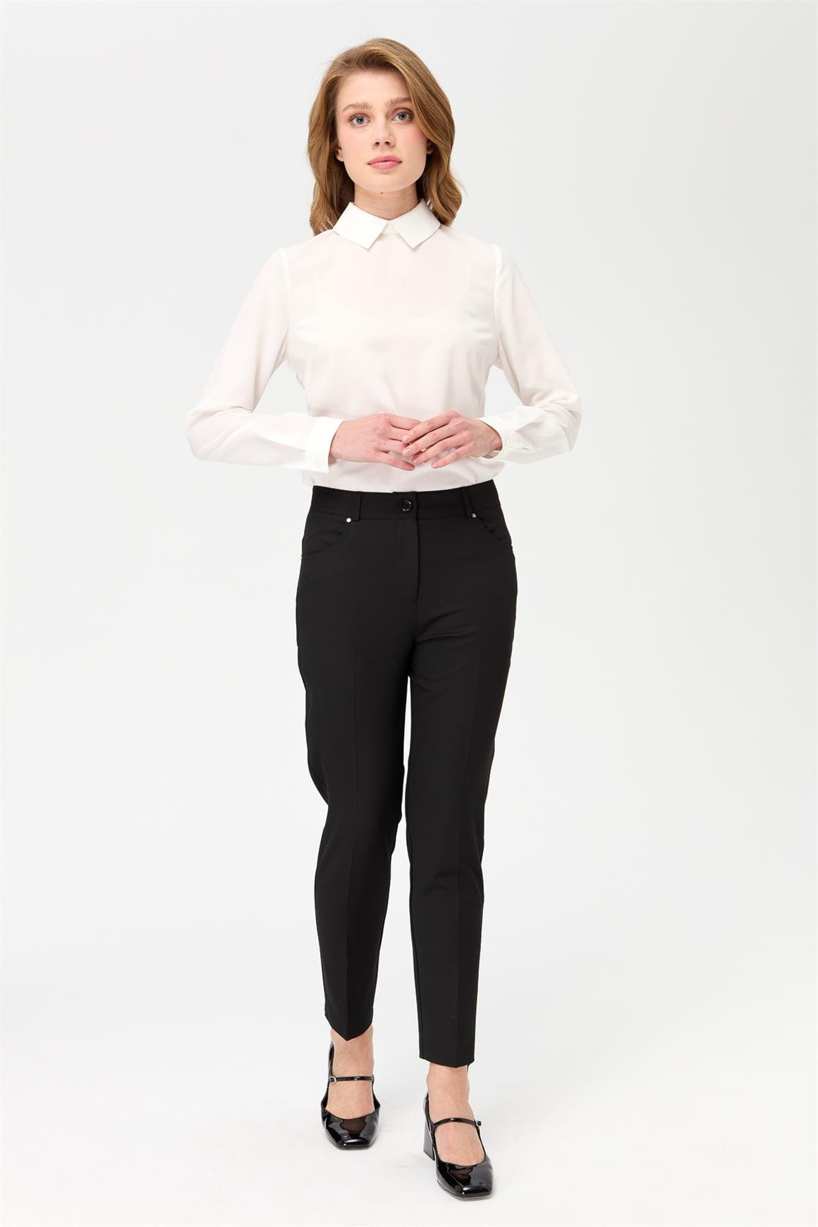 Beş Cepli Pantolon  Siyah