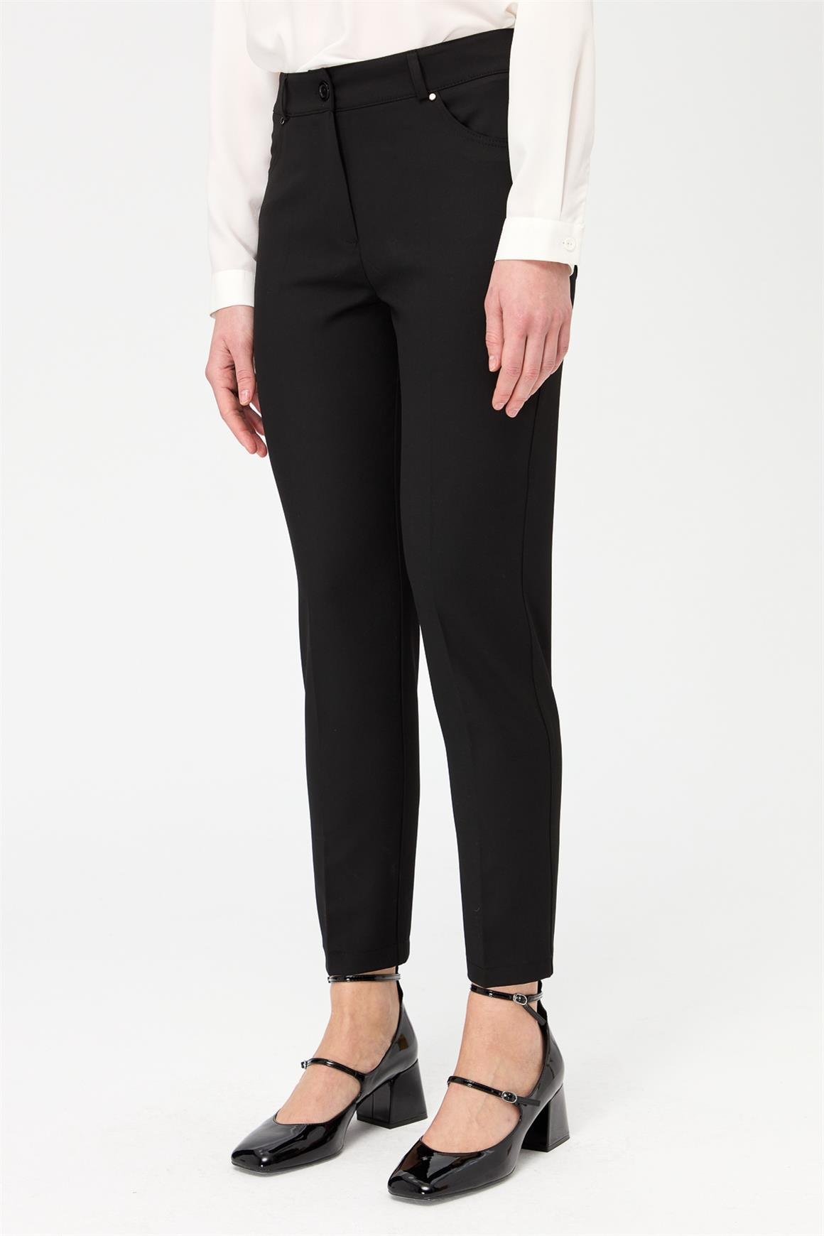 Beş Cepli Pantolon  Siyah